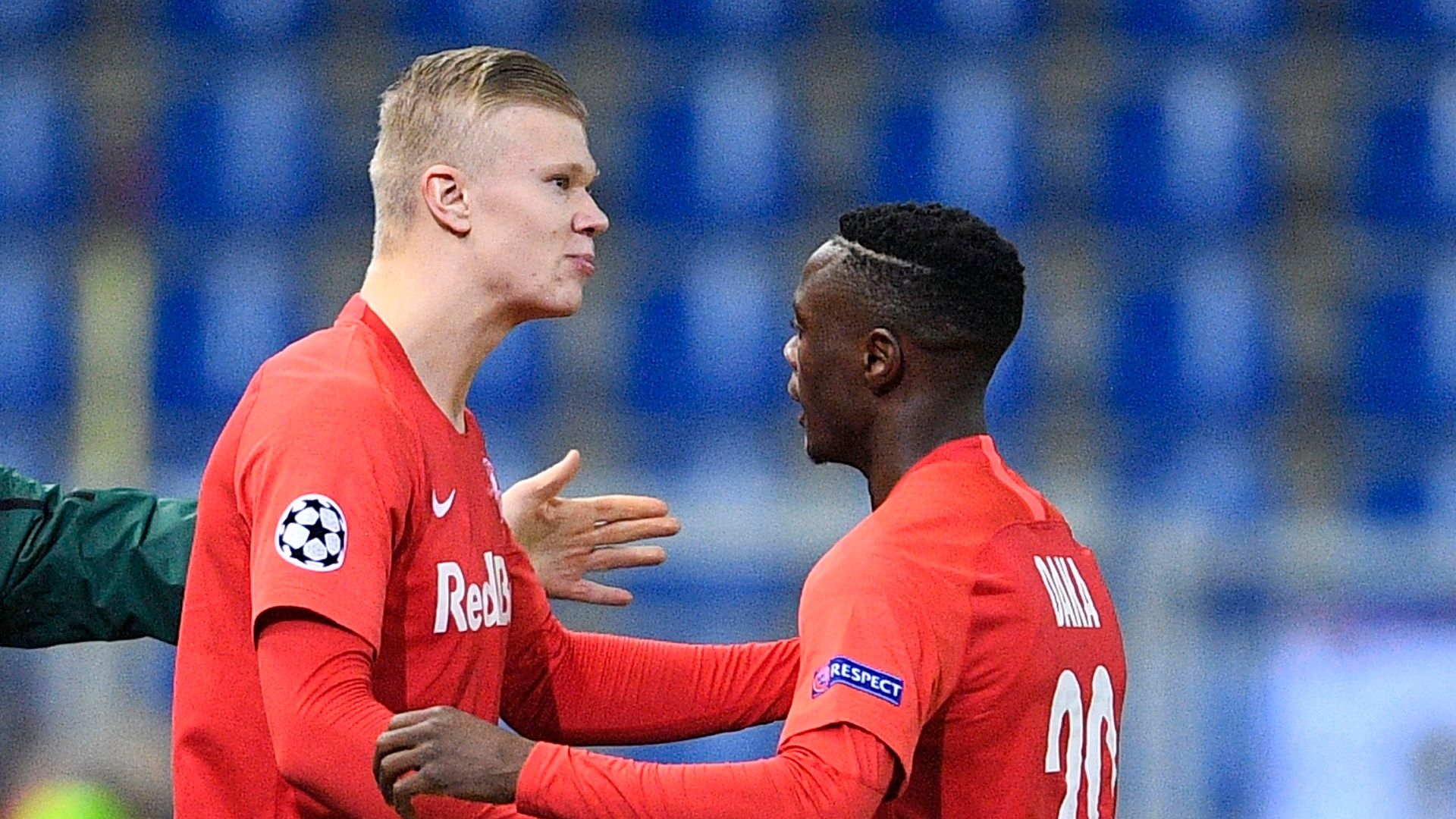 Erling Haaland Patson Daka Red Bull Salzburg 2019-20