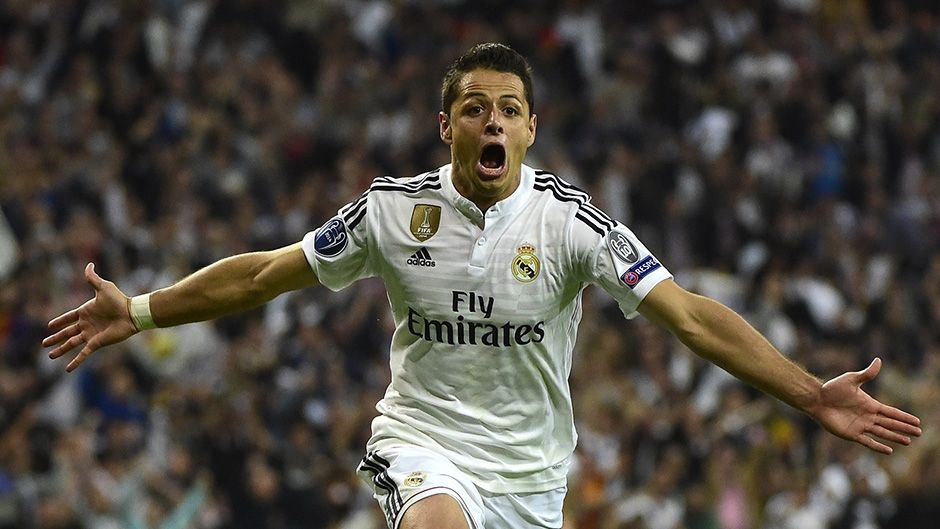 Javier Hernandez Real Madrid Atletico Madrid Champions League 22042015