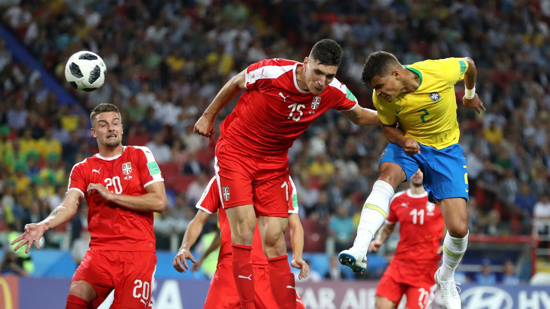 Thiago Silva Brazil vs Switzerland goal