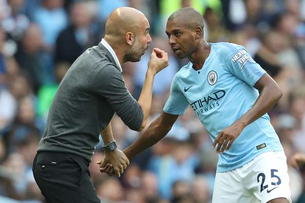 Pep Guardiola & Fernandinho