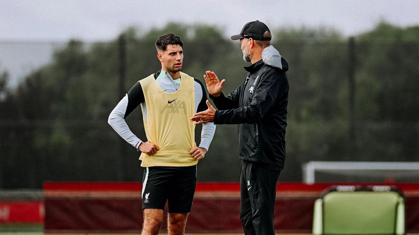 Jürgen Klopp Dominik Szoboszlai