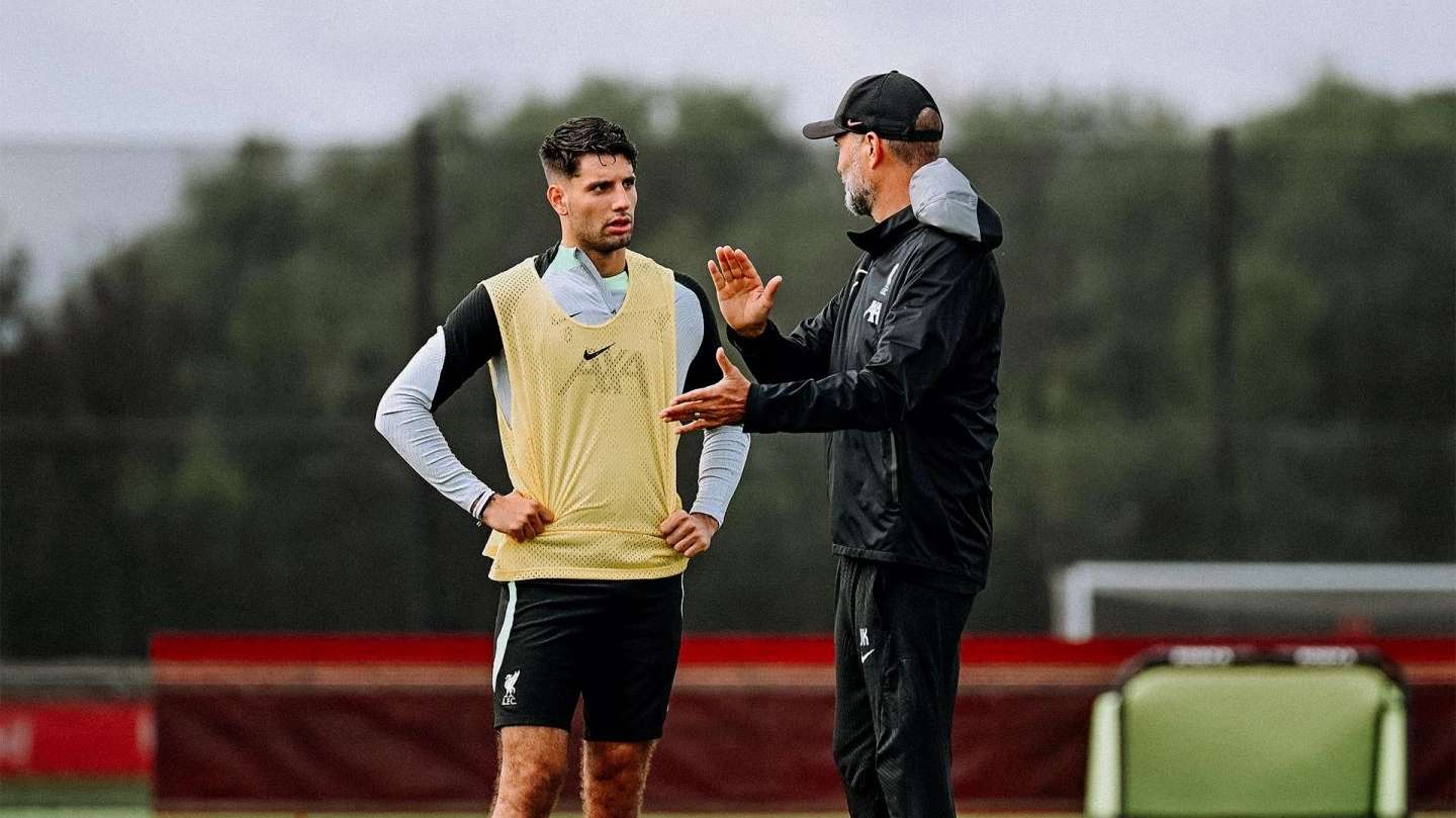 Jürgen Klopp Dominik Szoboszlai