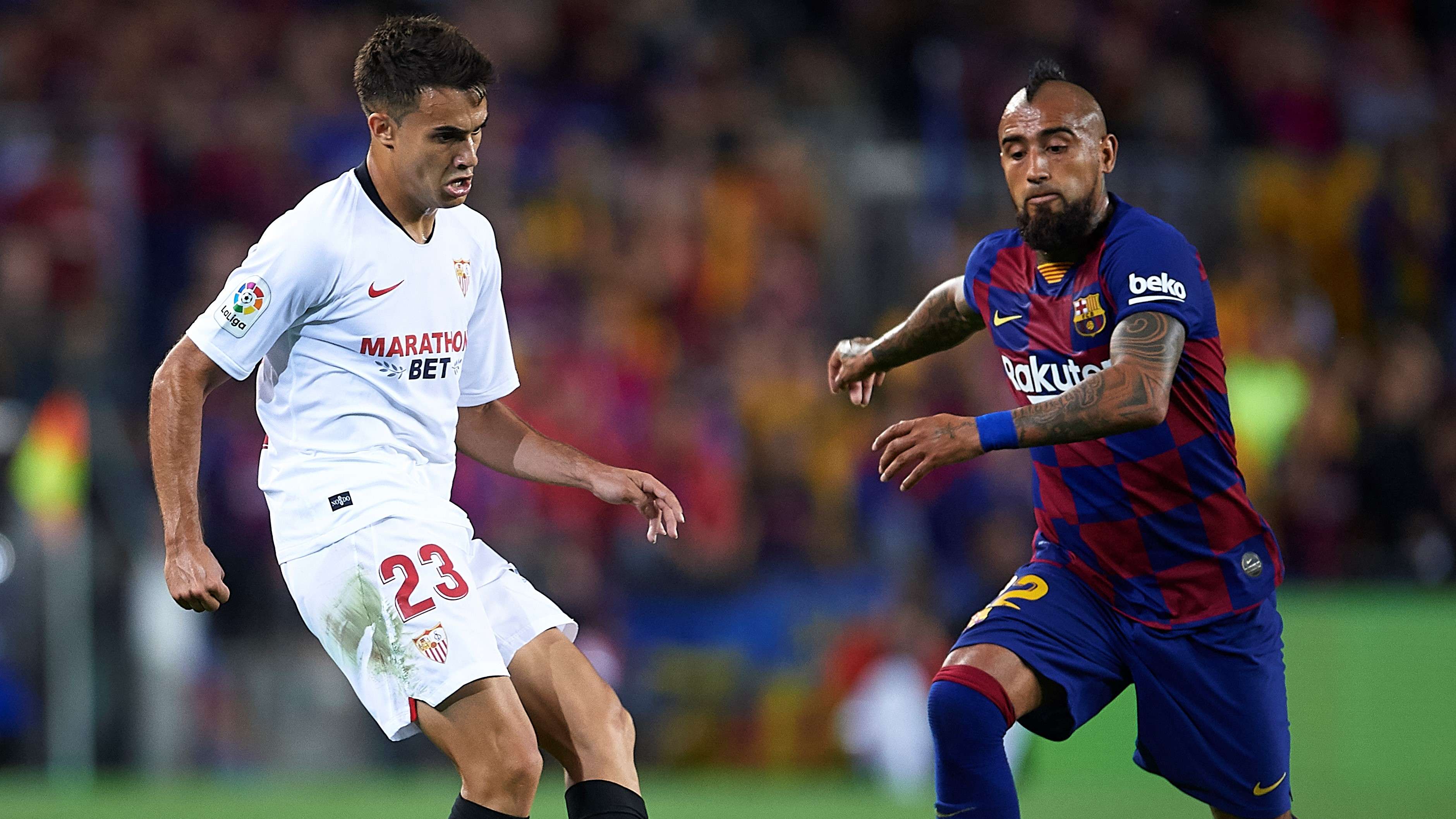 Sergio Reguilon Arturo Vidal Barcelona Sevilla LaLiga 06102019