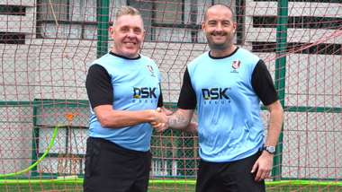 Barry Knowles Dave Rogers DSK Shivajians FC