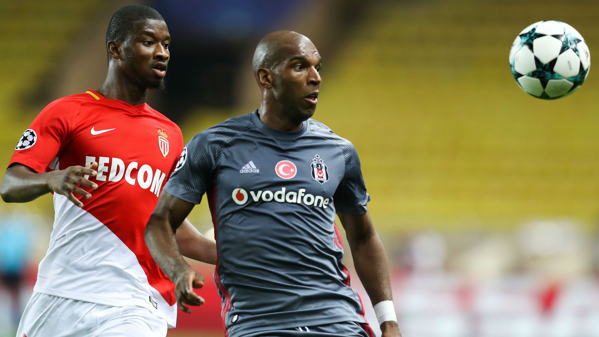 Ryan Babel Almamy Toure Monaco Besiktas UEFA Champions League 17102017