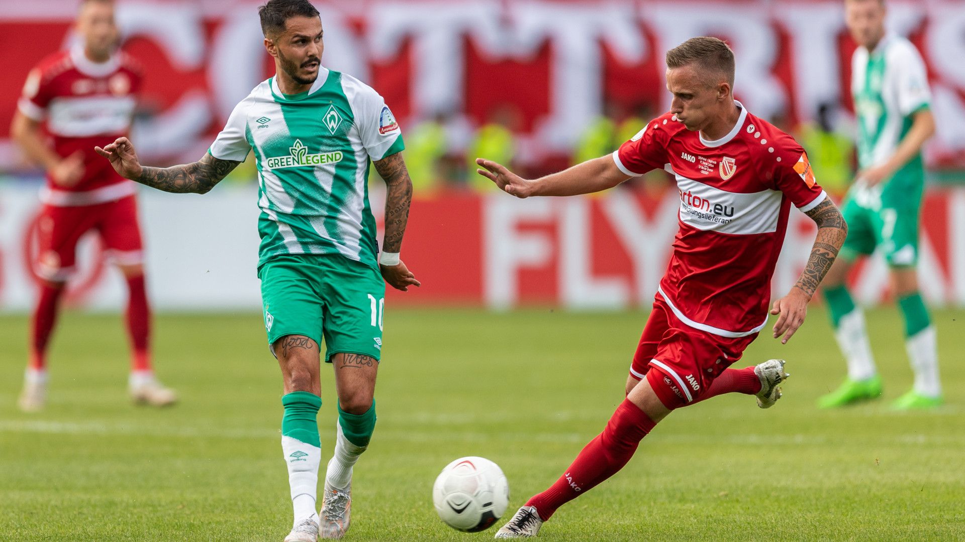 LEONARDO BITTENCOURT WERDER BREMEN GERMAN CUP DFB POKAL 01082022