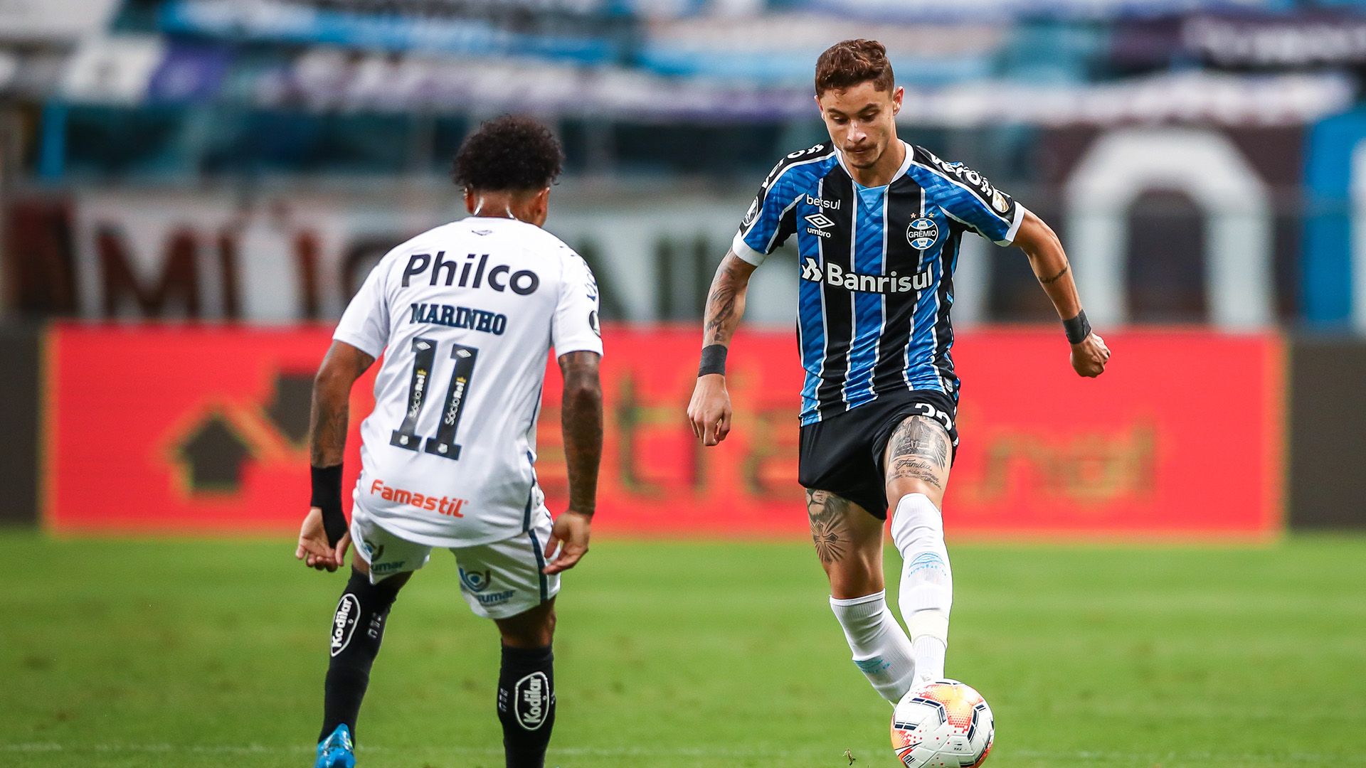 Marinho Diogo Barbosa Grêmio Santos Libertadores 09122020