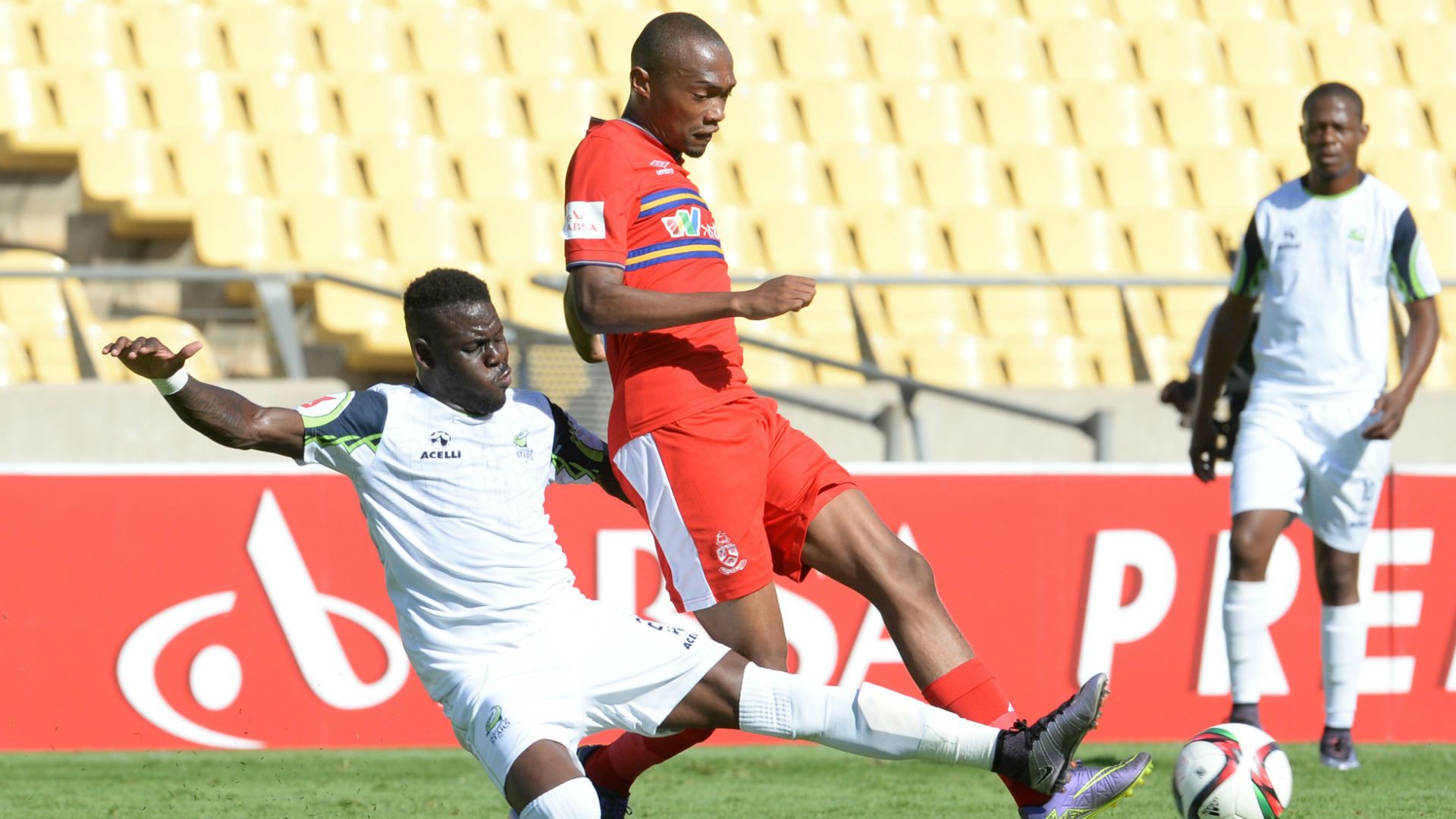 Siyabonga Zulu and Thabo Mnyamane - Platinum Stars vs Tuks