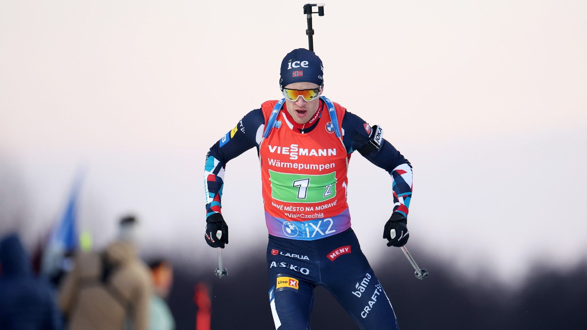 Tarjei Boe of Norway competes