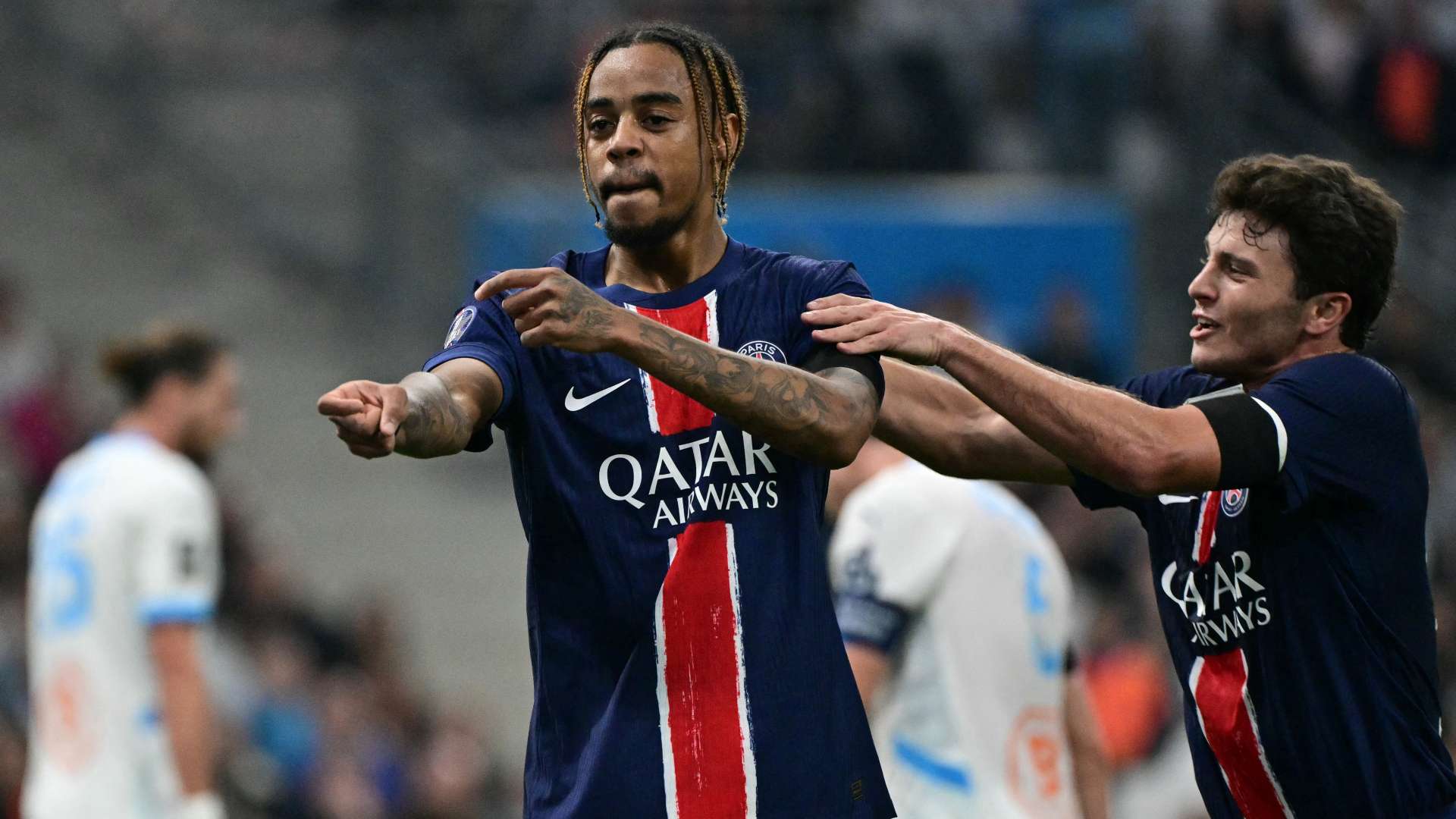 Bradley Barcola Marseille PSG Ligue 1 27102024