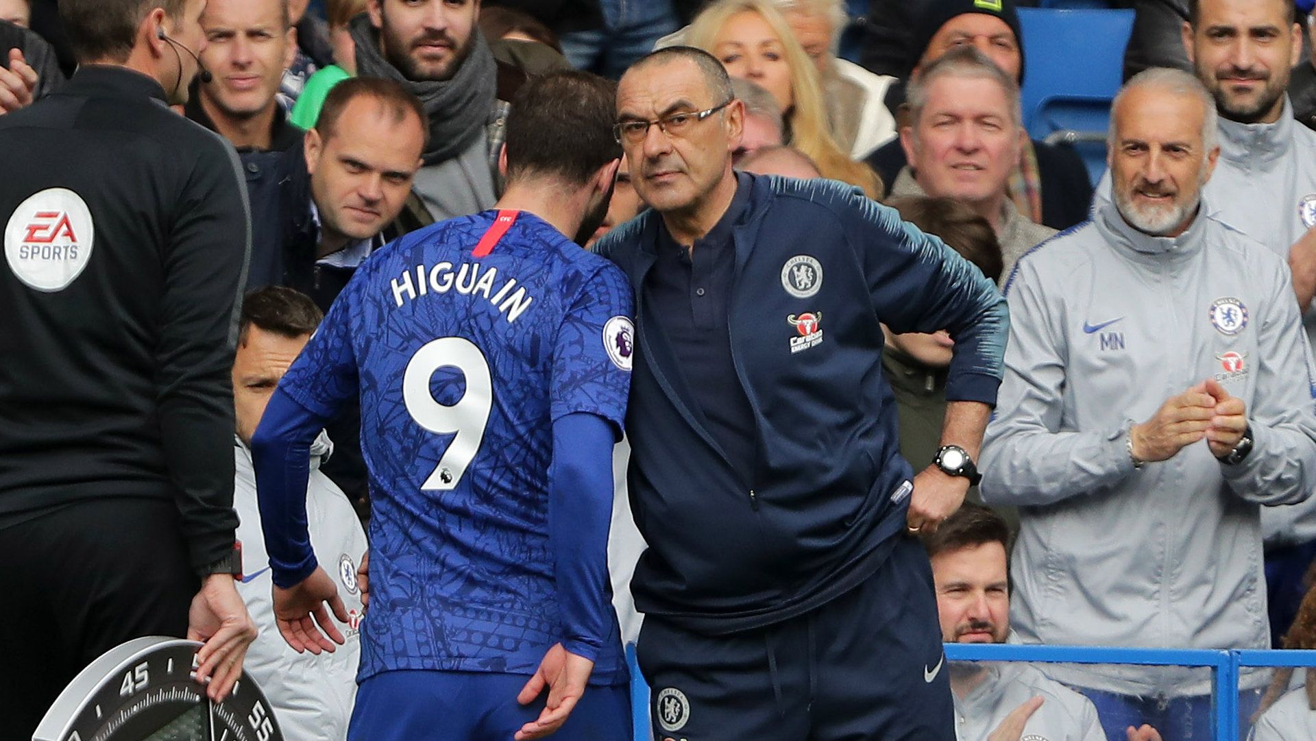 Gonzalo Higuain Maurizio Sarri Chelsea 2018-19