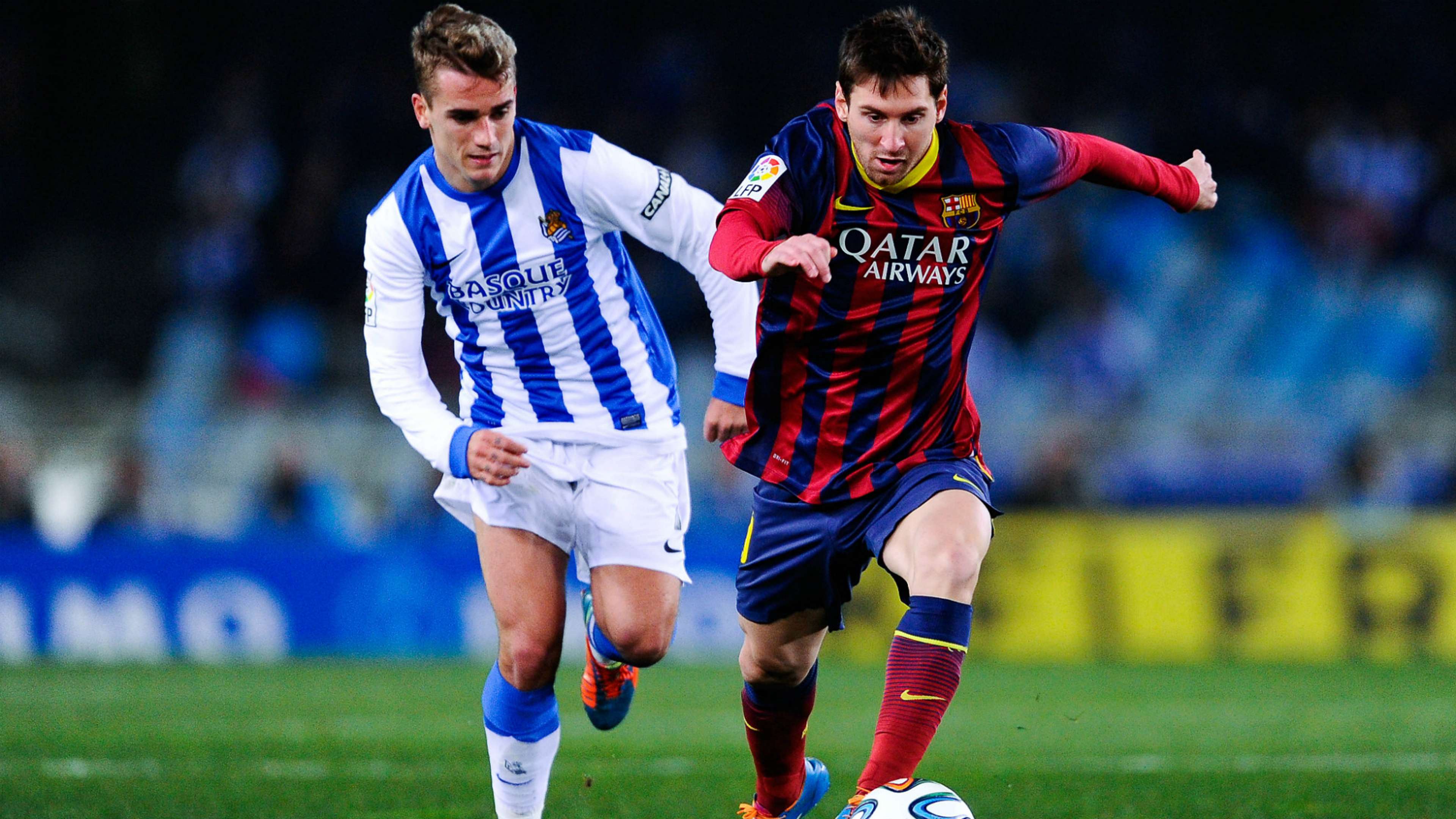 Griezmann Messi Real Sociedad Barcelona Copa del Rey 12022014