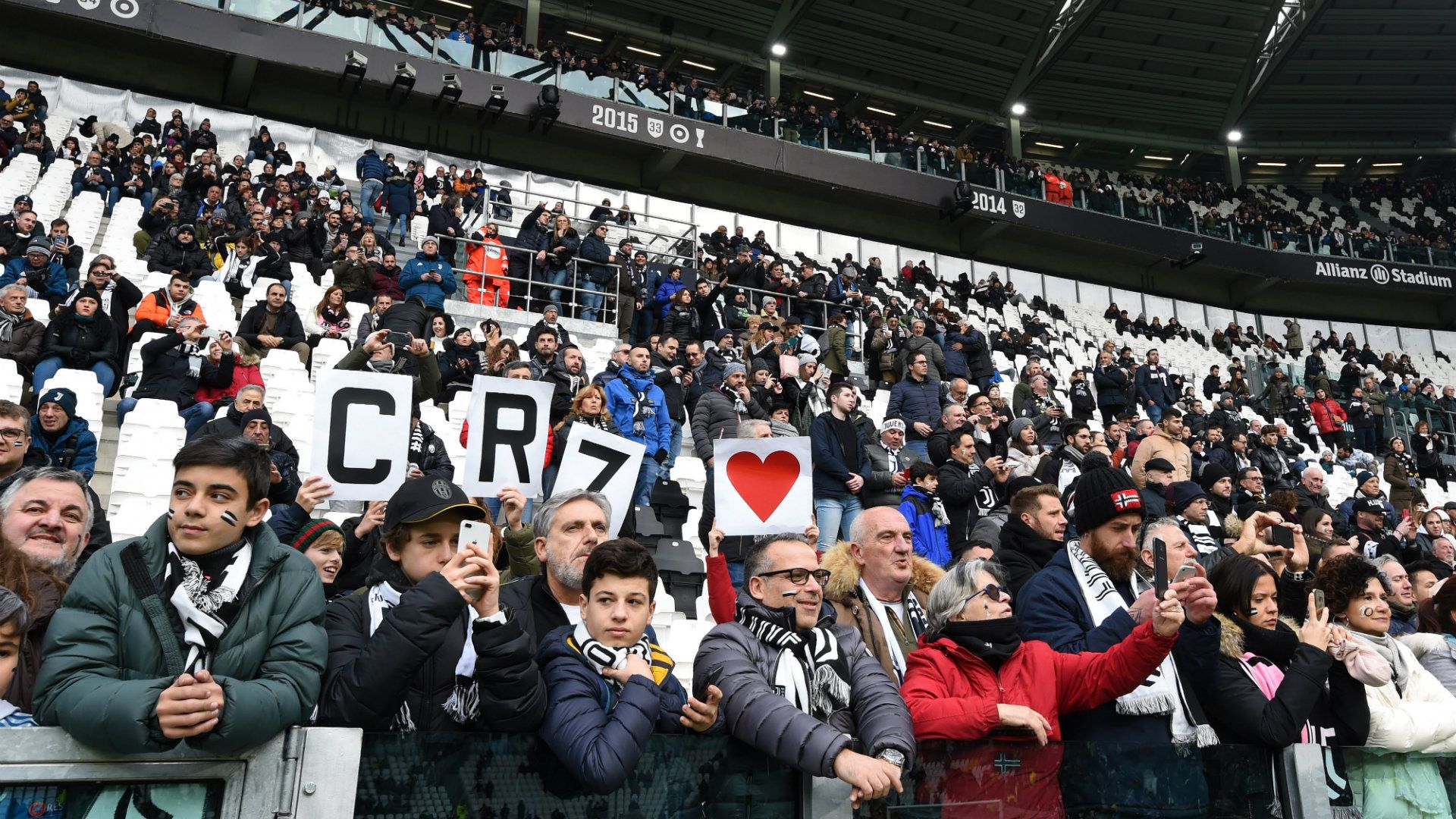 Juventus fans Allianz Stadium 2019-20