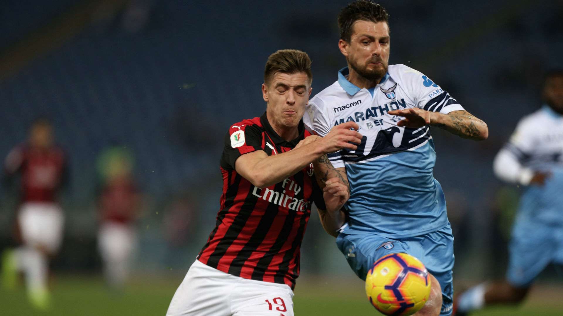 Piatek Acerbi Lazio Milan Coppa Italia
