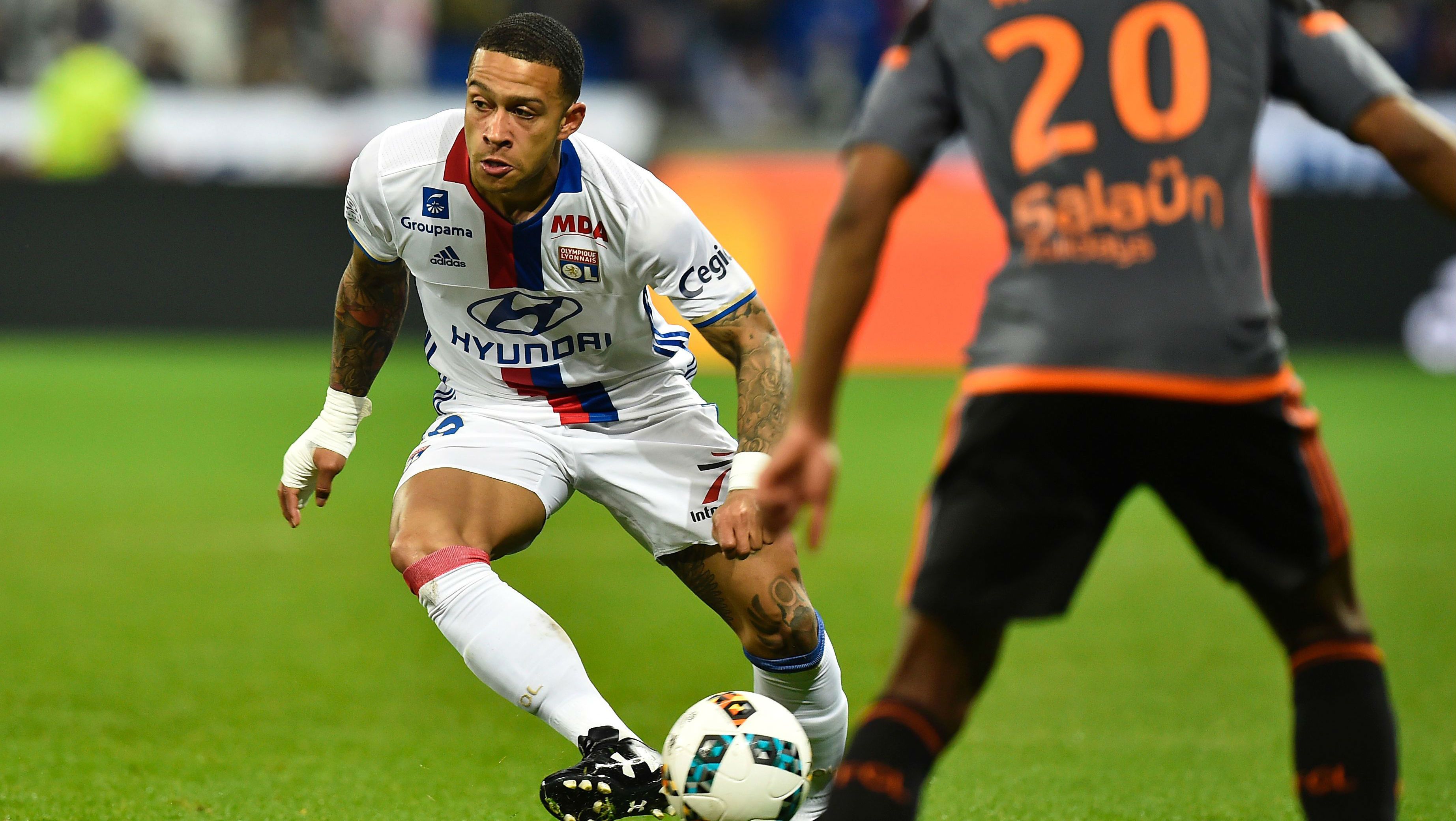 Memphis Depay, Lyon - Lorient, 08042017