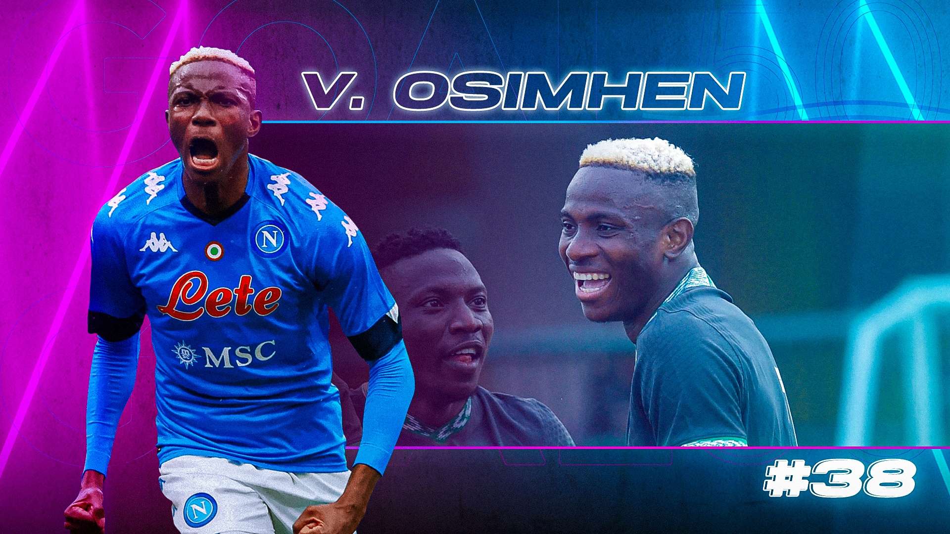 GOAL50 2022 Victor Osimhen GFX Ranking