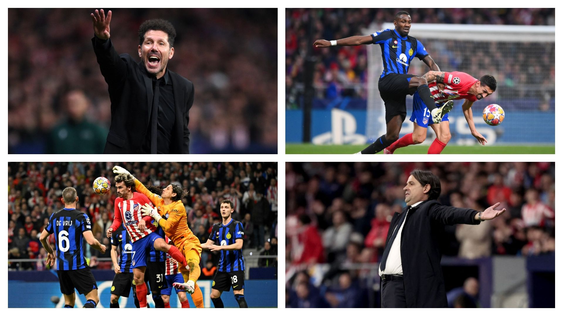 Filippo Inzaghi Inter Diego Simeone Atletico Madrid UCL 2024
