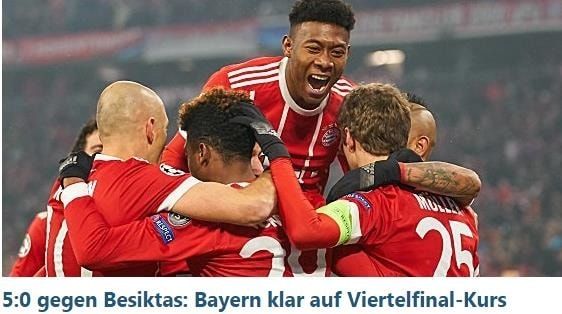 (EMBED ONLY) Bayen Munich Besiktas