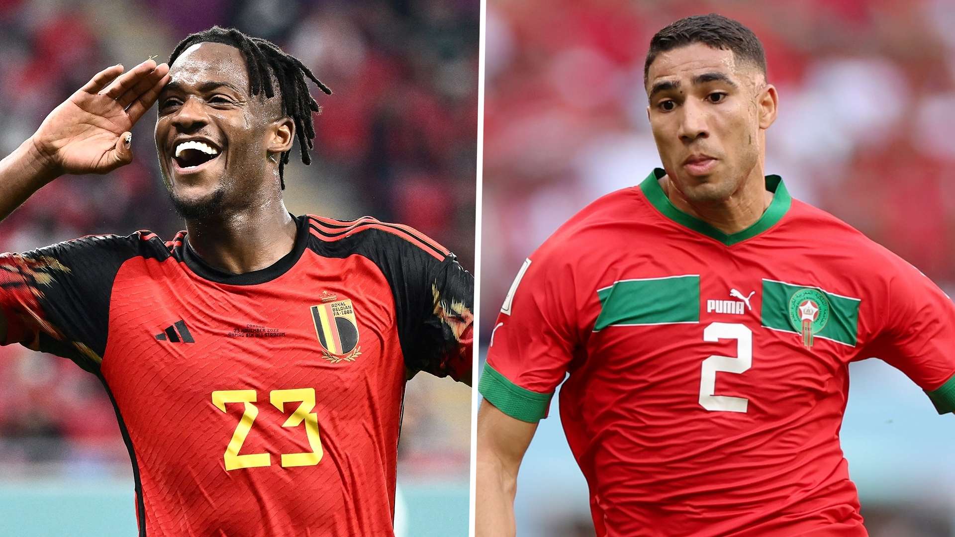 Coupe du monde 2022 Belgique Maroc Groupe F