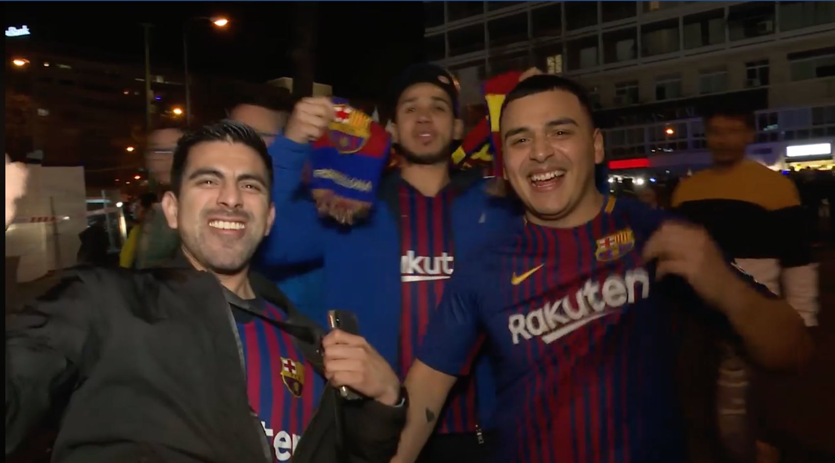 Barcelona aficionados