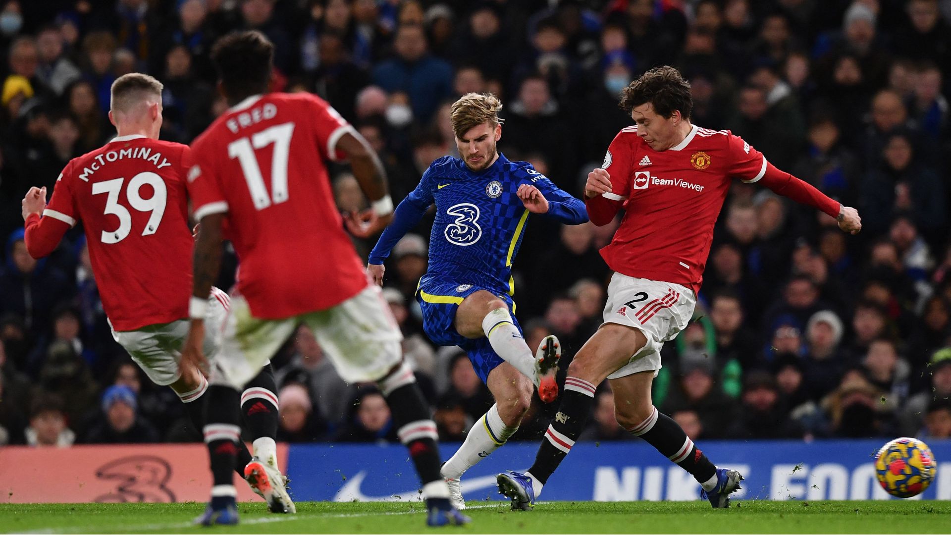 Timo Werner Chelsea Manchester United 2021-22