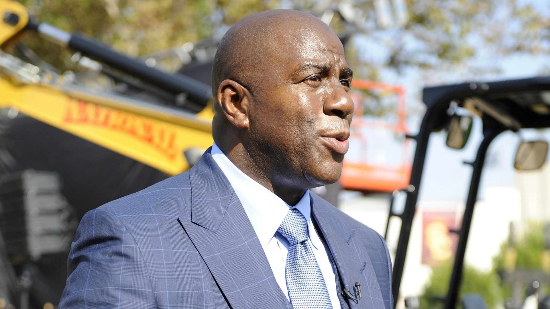 Magic Johnson LAFC groundbreaking 08232016