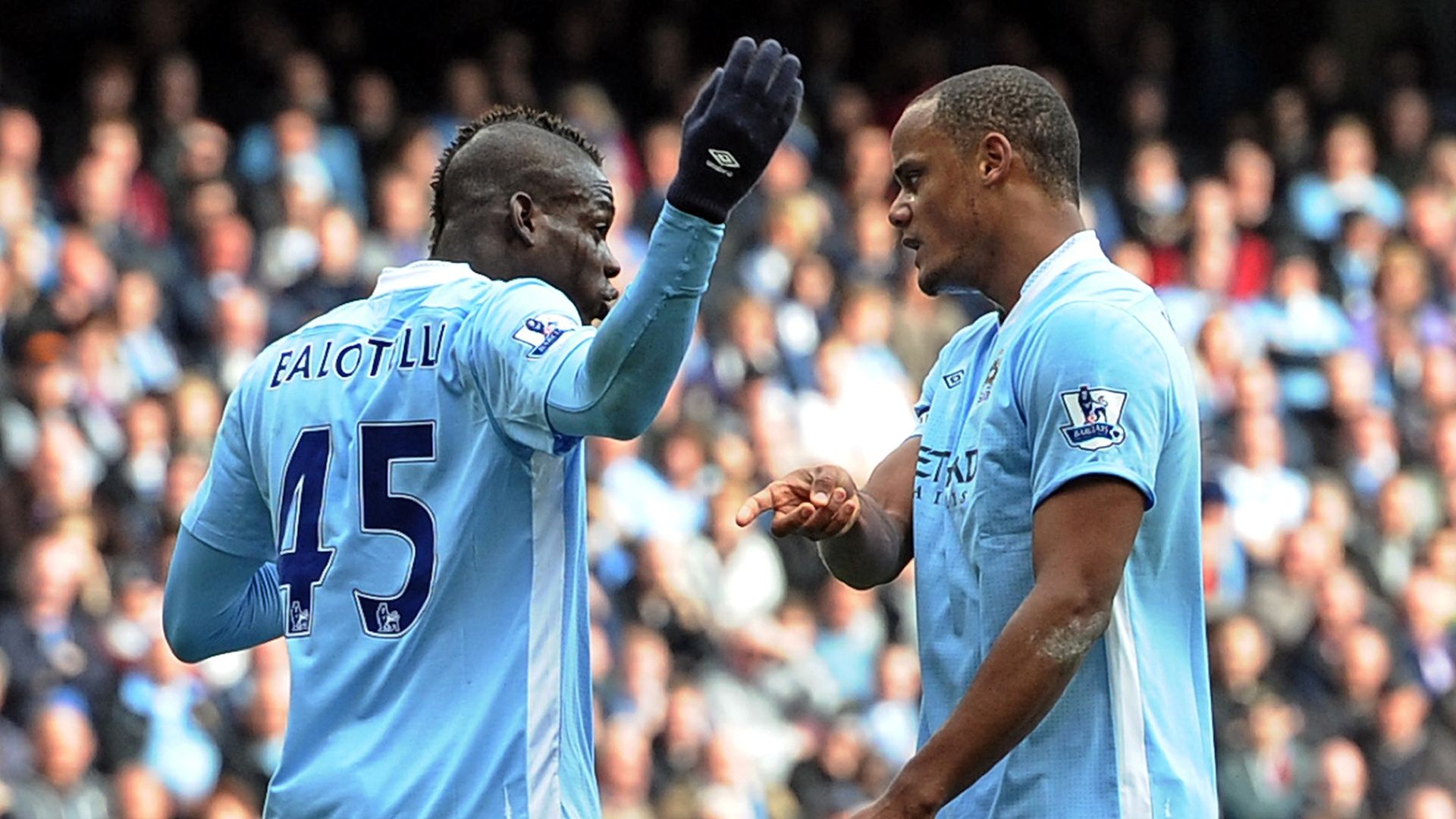 Mario Balotelli & Vincent Kompany