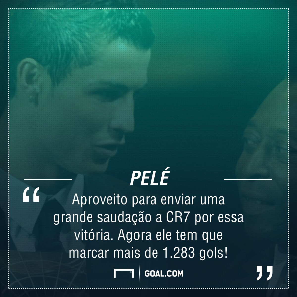 GFX Cristiano Ronaldo e Pelé