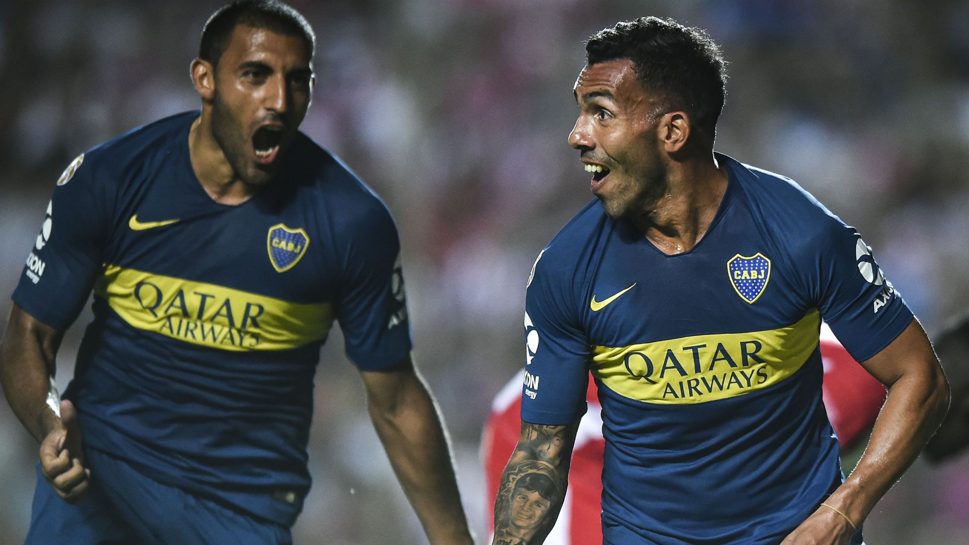Wanchope Abila Tevez Union Boca Superliga 01032019