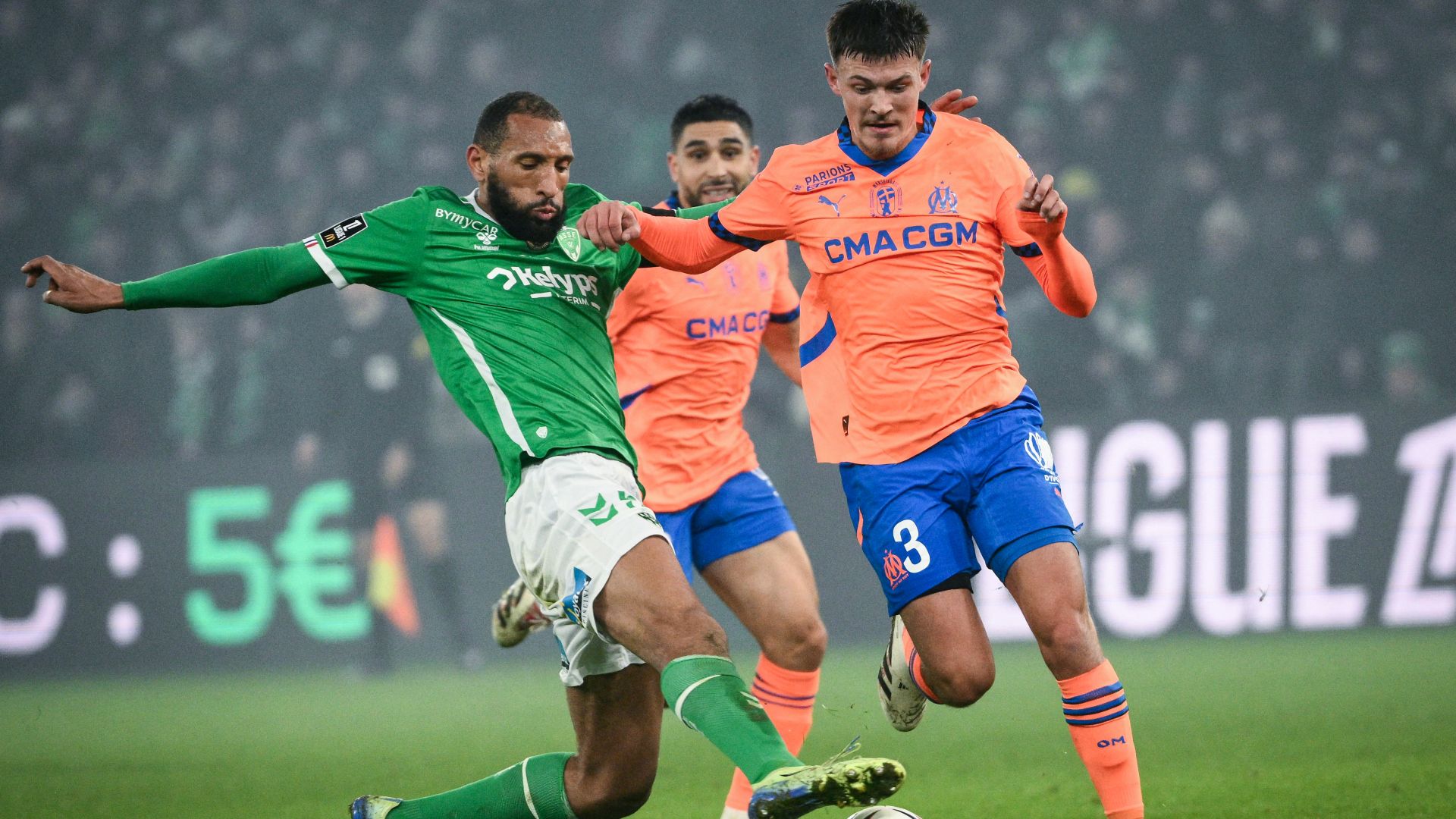 Quentin Merlin Saint-Etienne Marseille Ligue 1 08122024