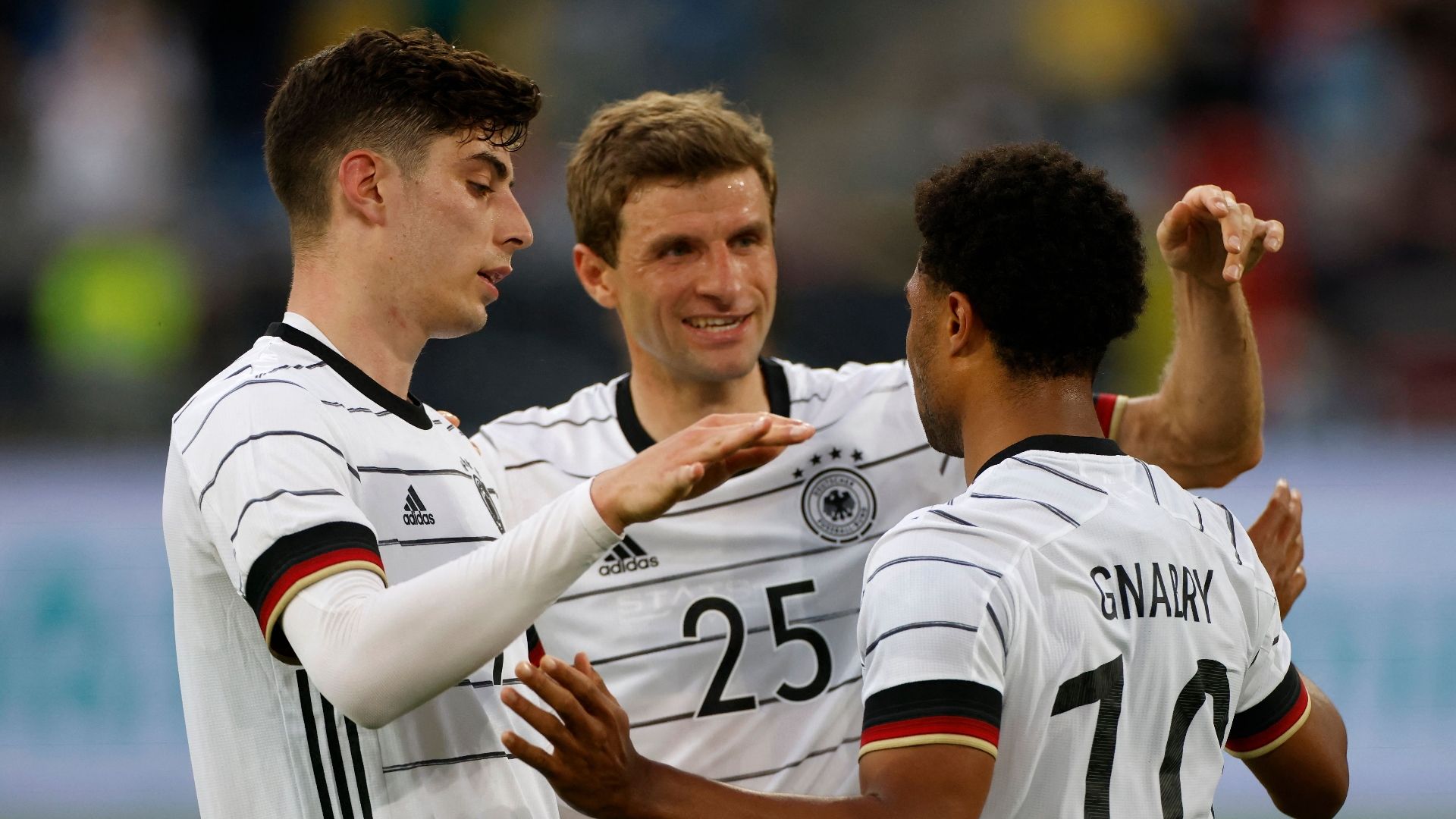Kai Havertz, Serge Gnabry, Thomas Muller, Germany
