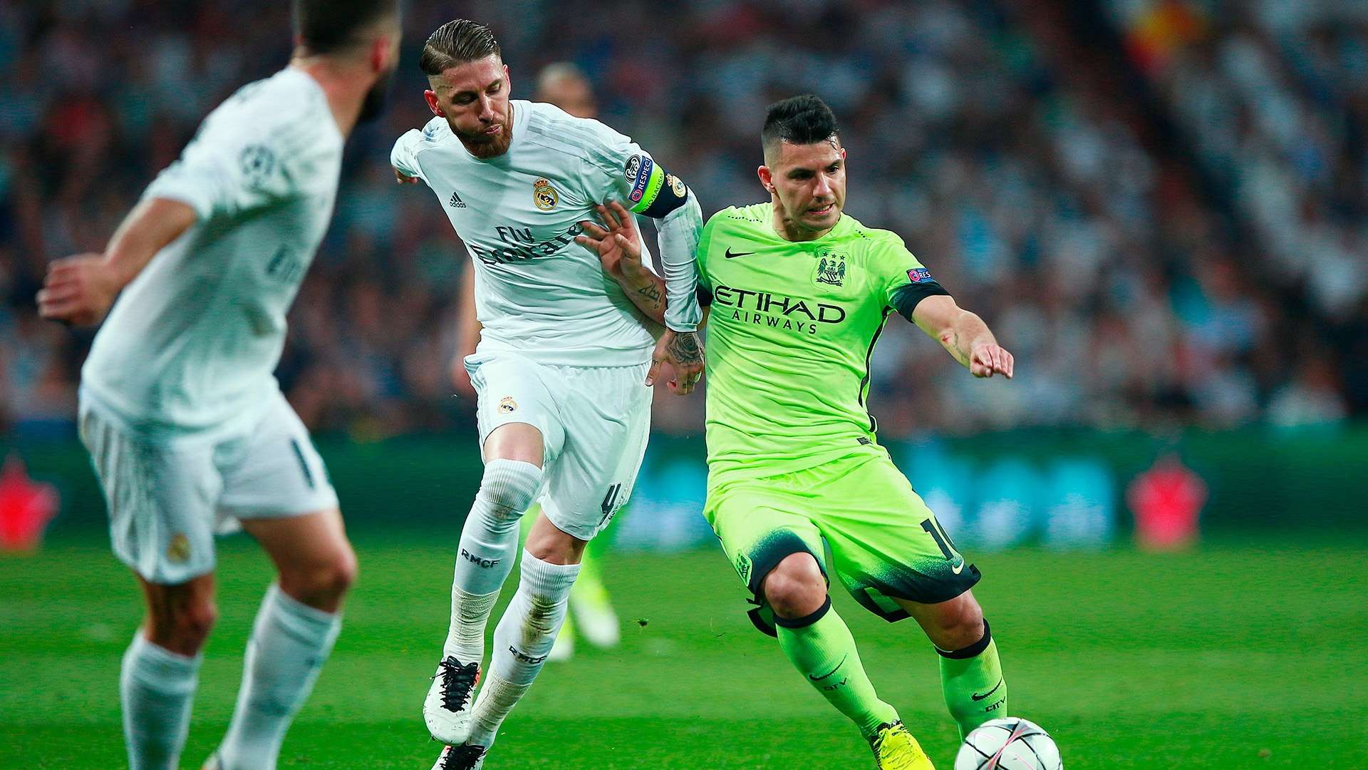 Sergio Aguero Real Madrid Manchester City 04052016