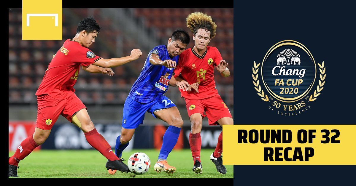 สรุปผลช้าง เอฟเอ คัพ 2020 รอบ 32 ทีม : บุรีรัมย์กดเทโรยับ,กิเลนฯเขี่ยบีจี