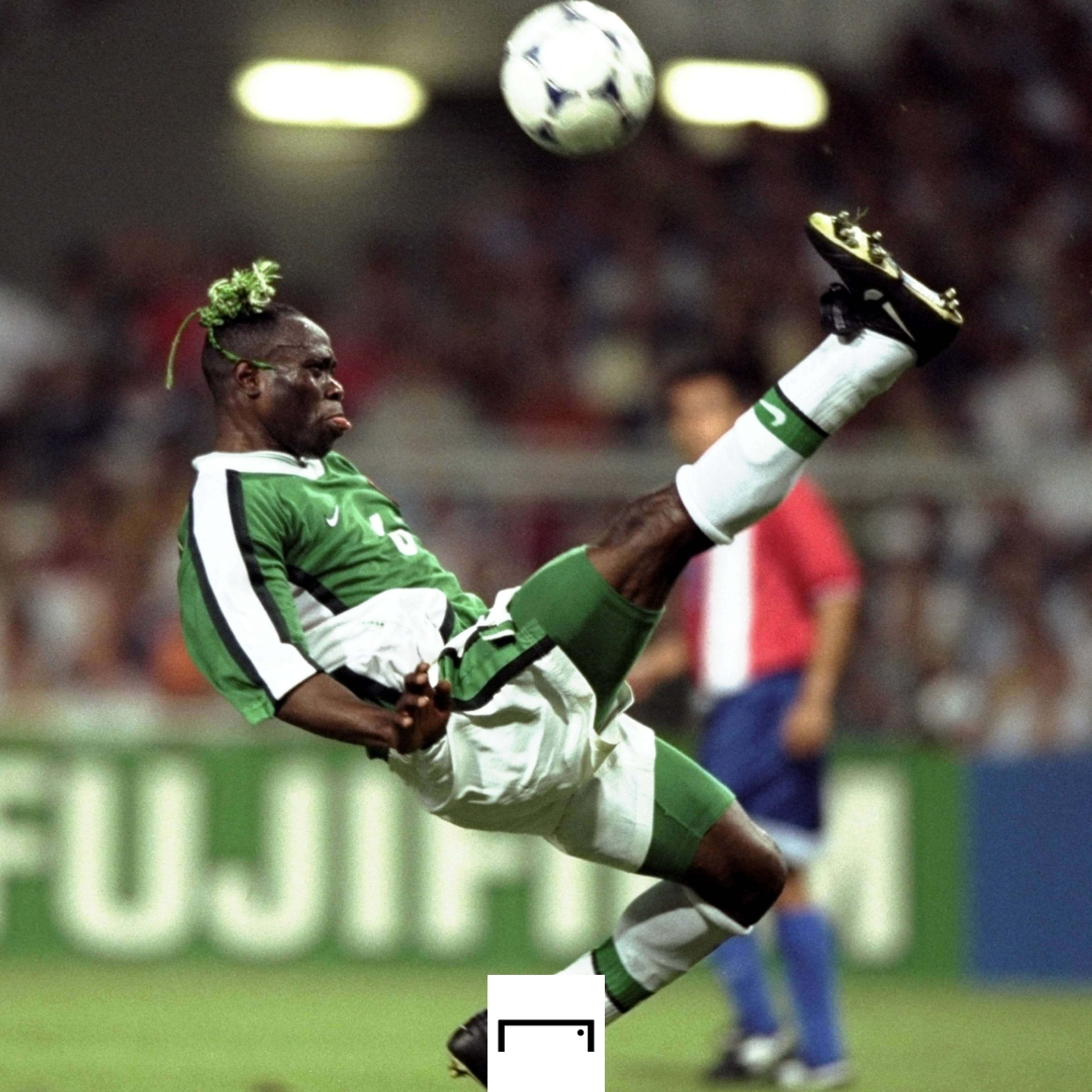 Taribo West Nigeria Paraguay 1998 World Cup GFX