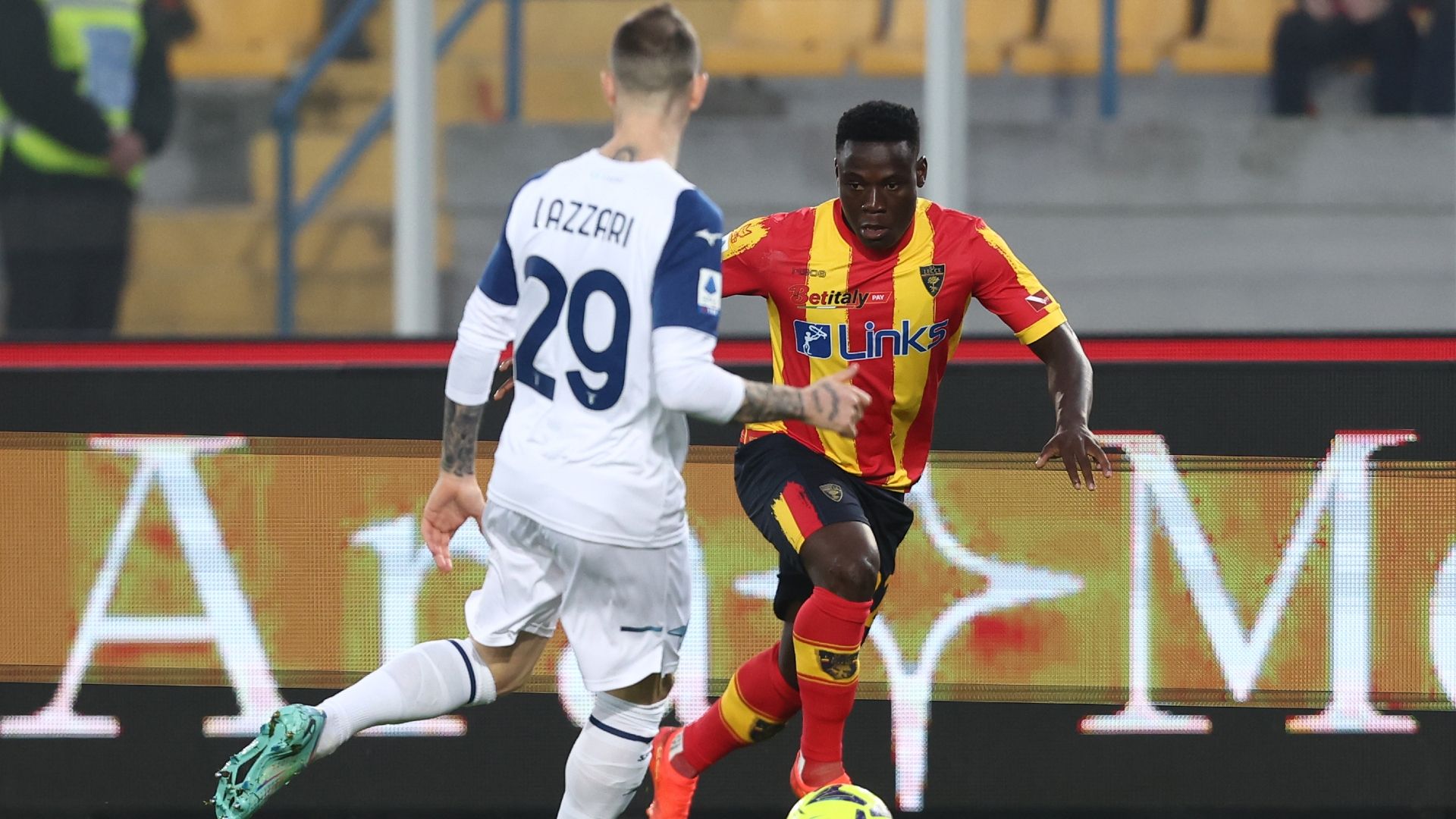 Lameck Banda Lecce Lazio 2022-23