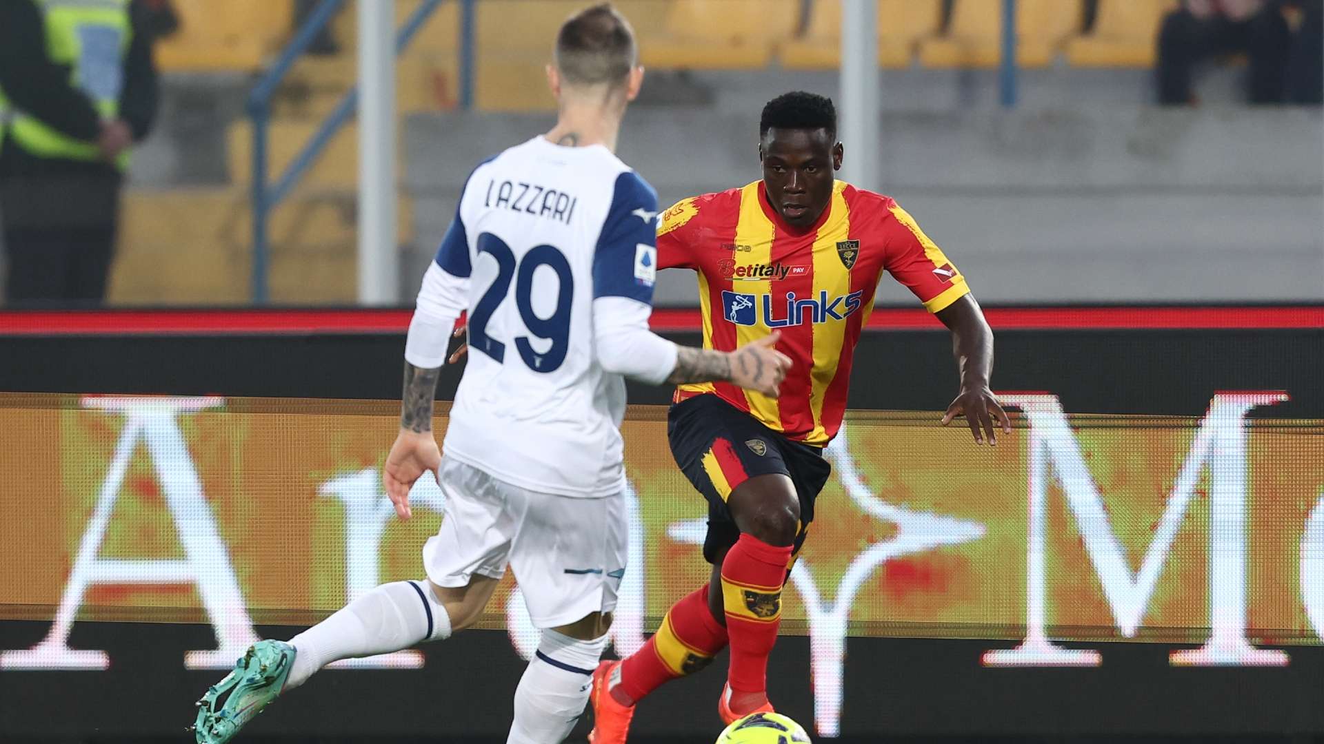 Lameck Banda Lecce Lazio 2022-23