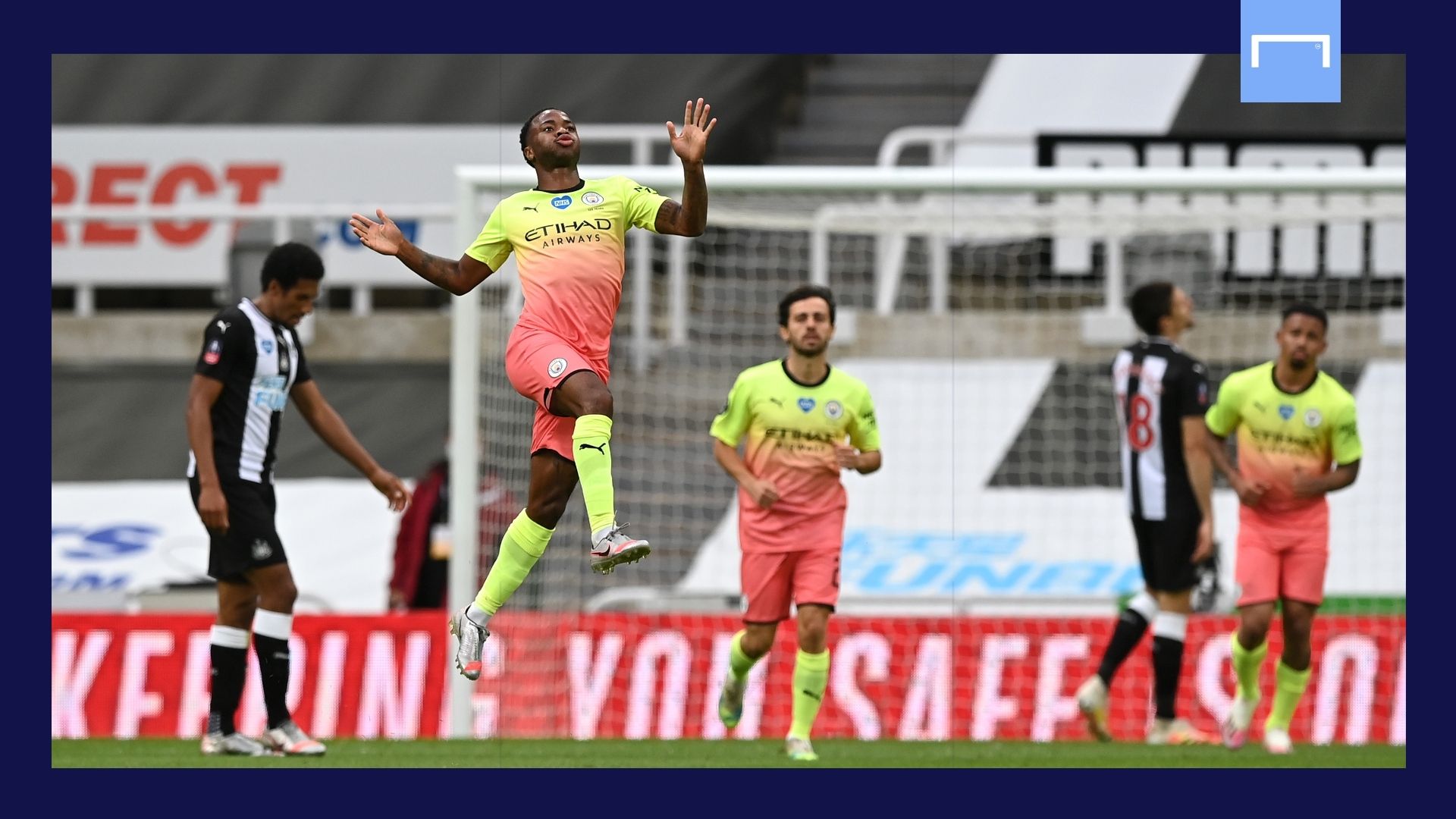 Raheem Sterling Manchester City Newcastle 2019-20 GFX