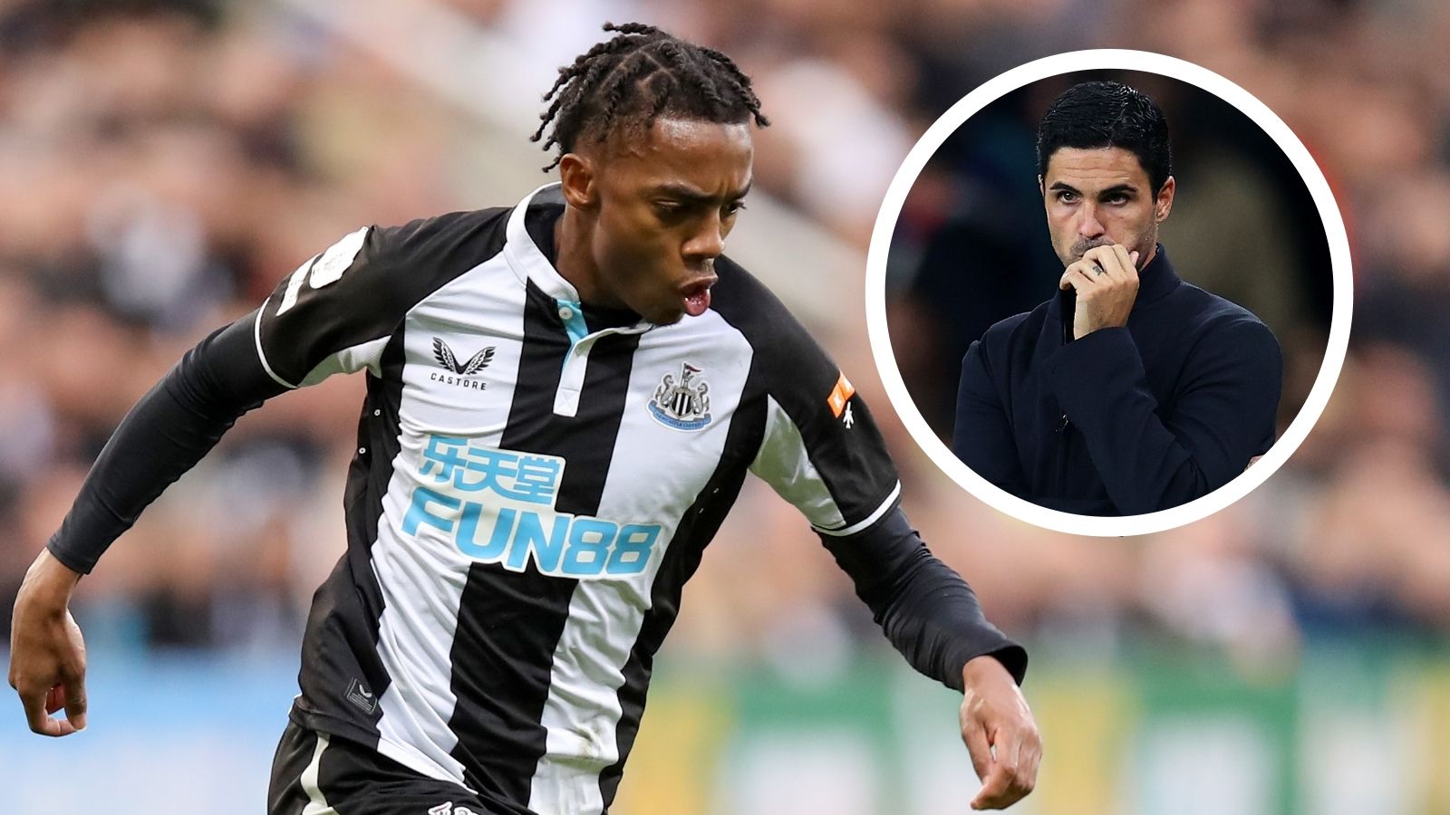 Joe Willock Arsenal Newcastle GFX Mikel Arteta