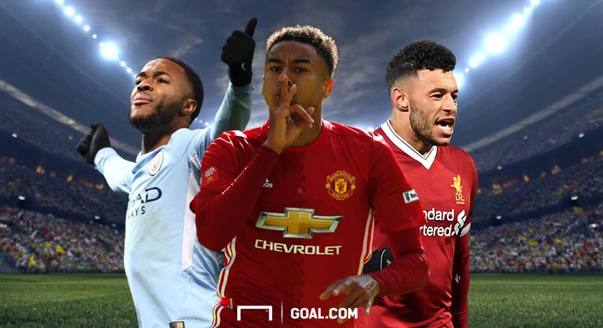 Raheem Sterling Jesse Lingard Alex Oxlade-Chamberlain