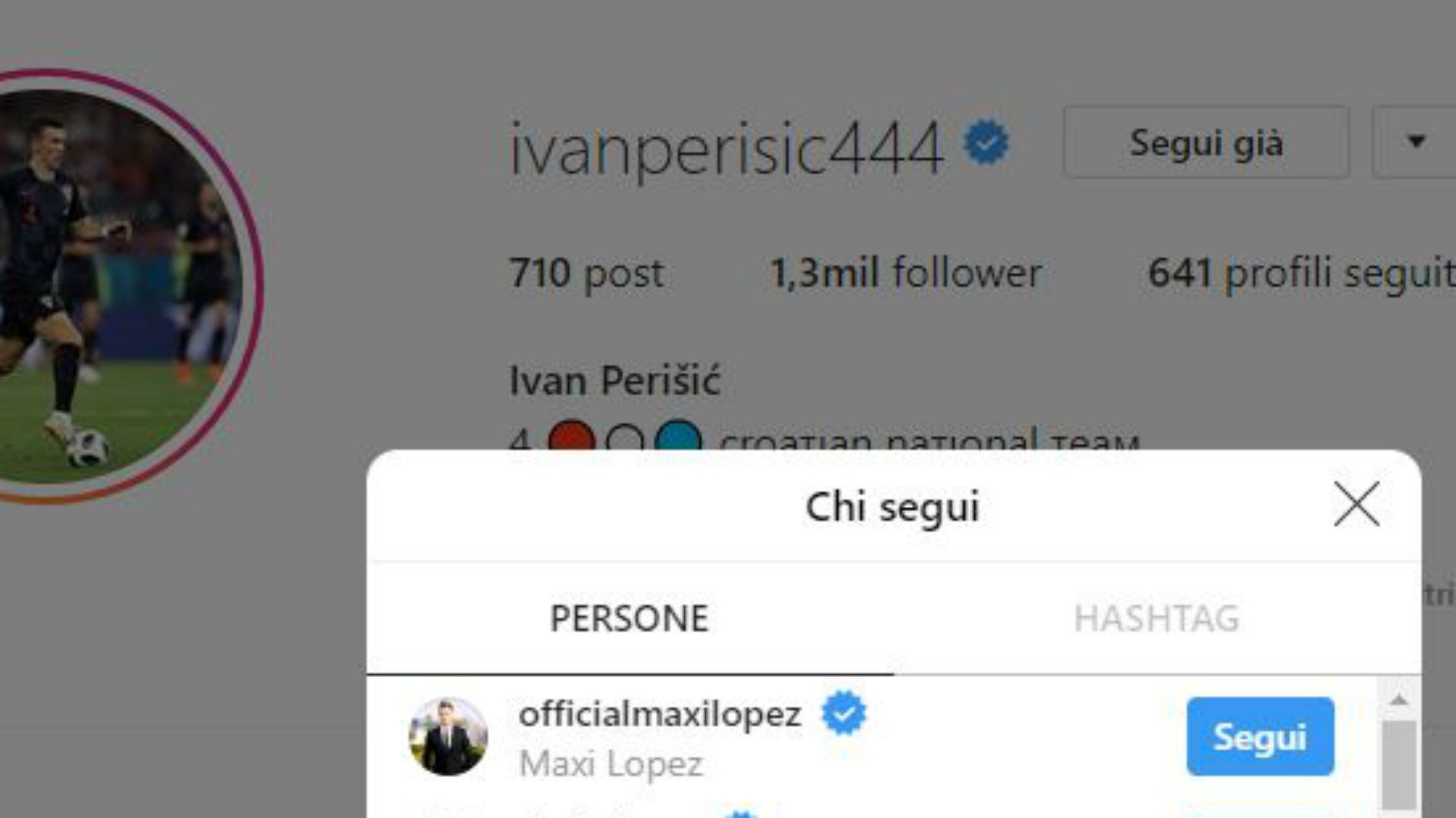 Perisic Instagram