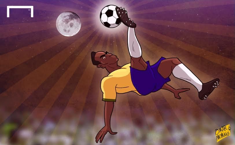 Pele Omar Momani Cartoon