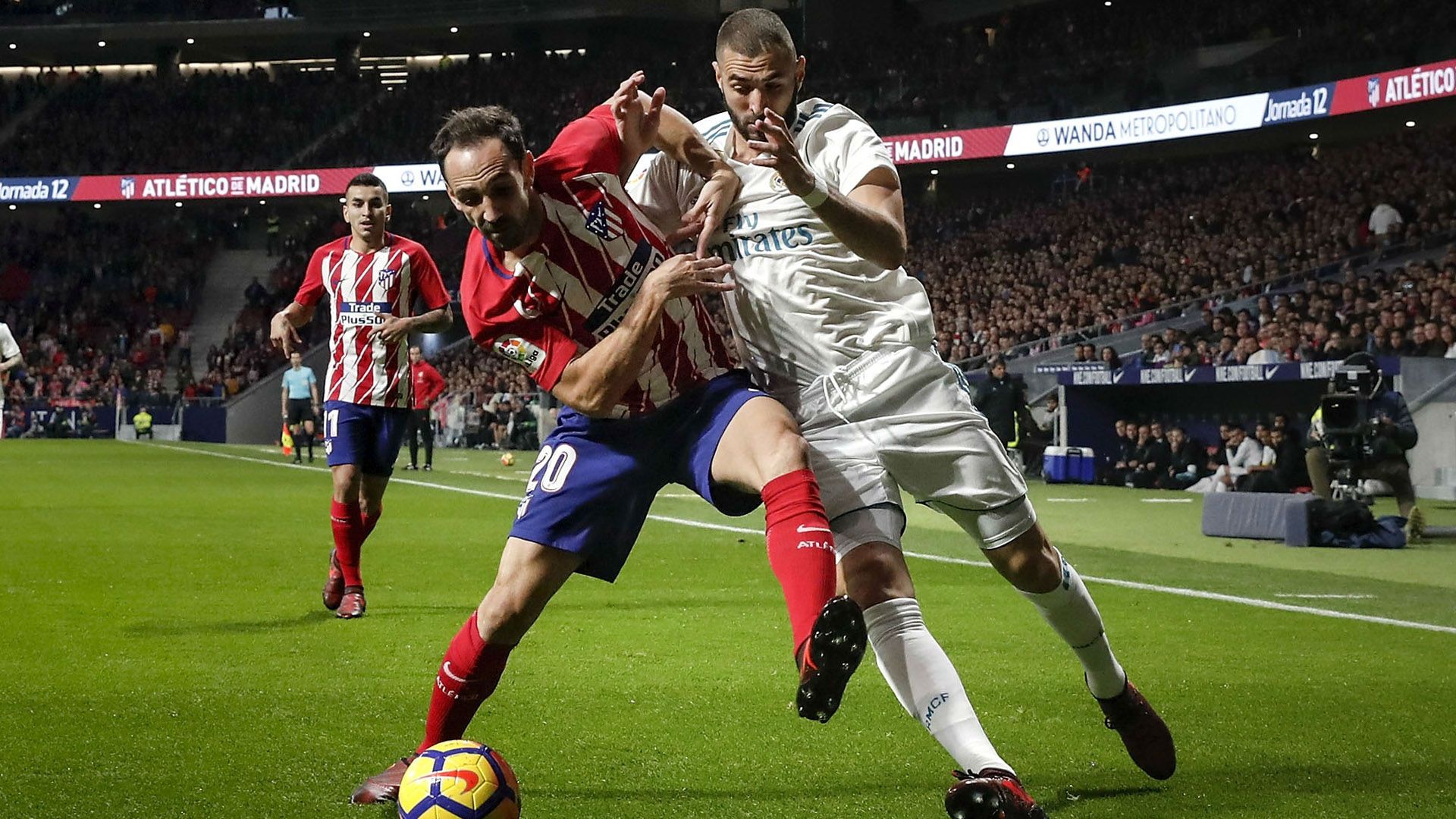 Juanfran, Atletico Madrid, Karim Benzema, Real Madrid