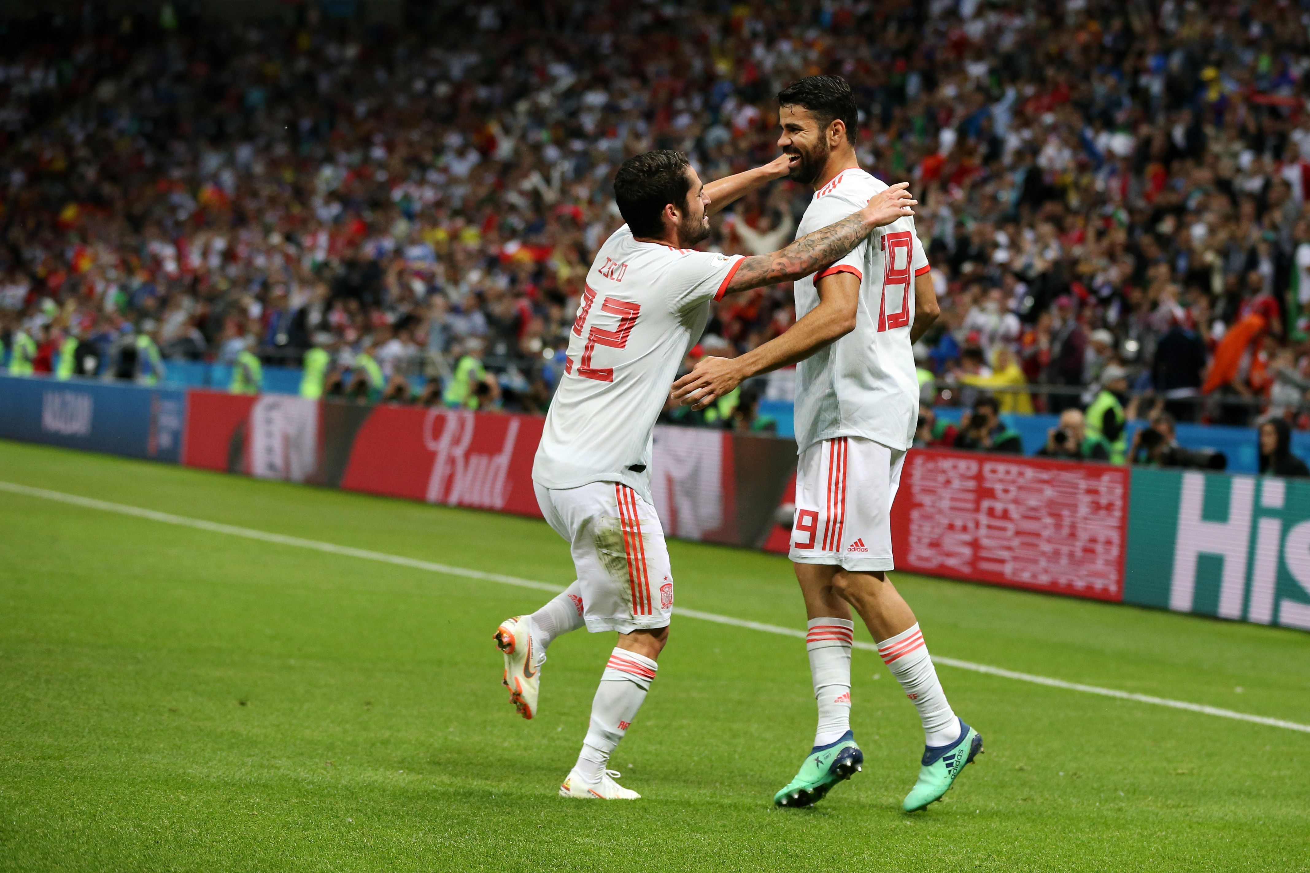 Isco Diego Costa Iran Spain World Cup 2018
