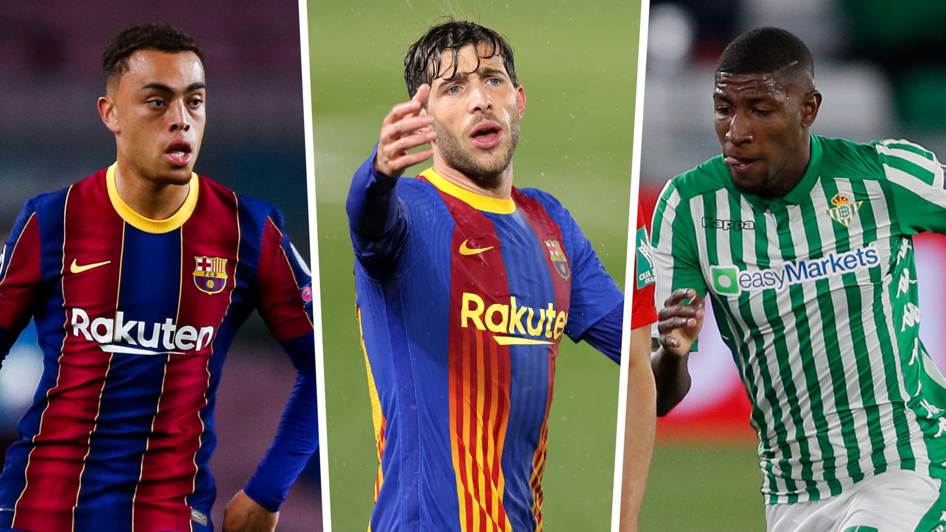 Sergiño Dest Sergi Roberto Emerson Barcelona