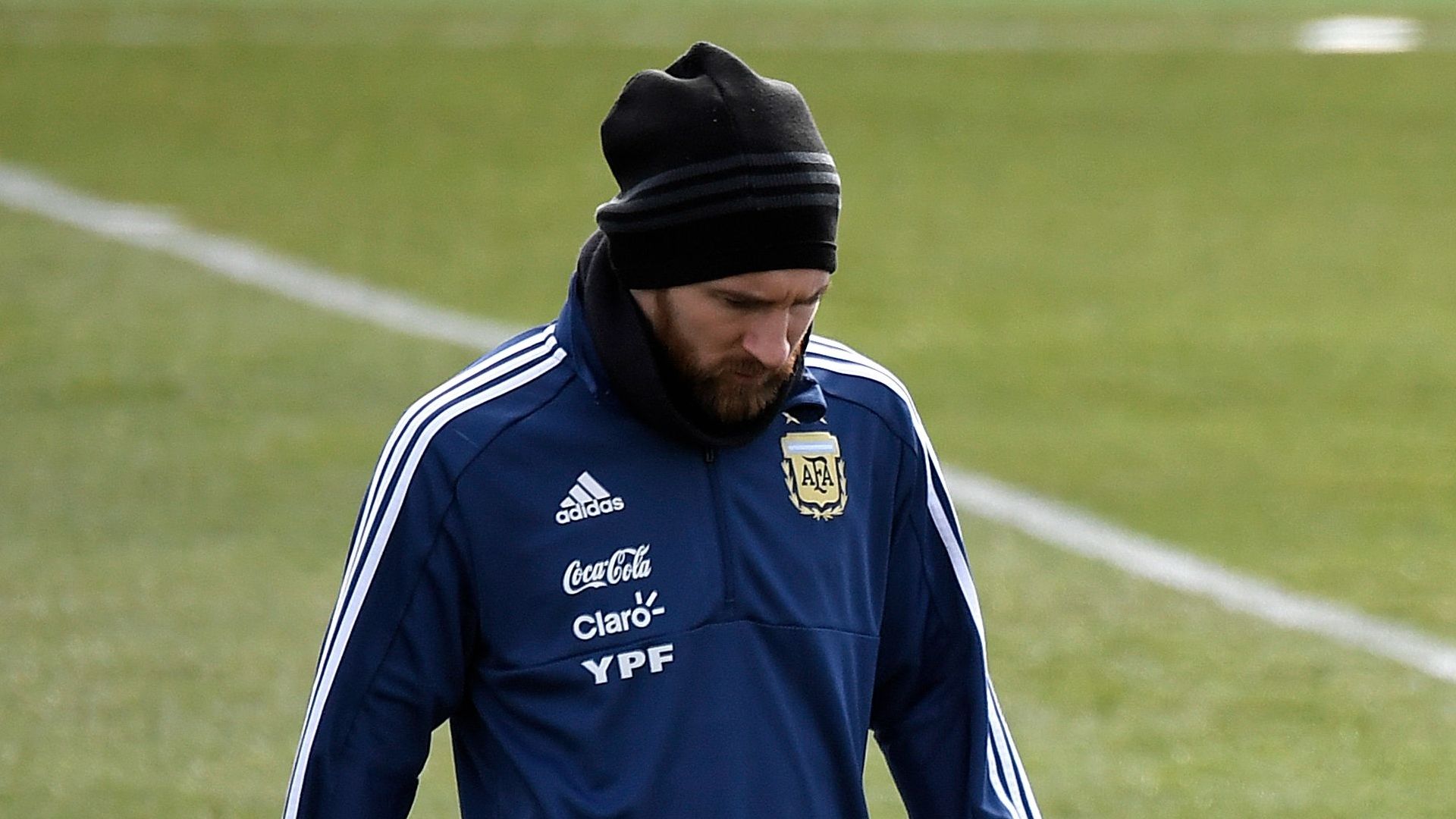 Lionel Messi, Argentina training