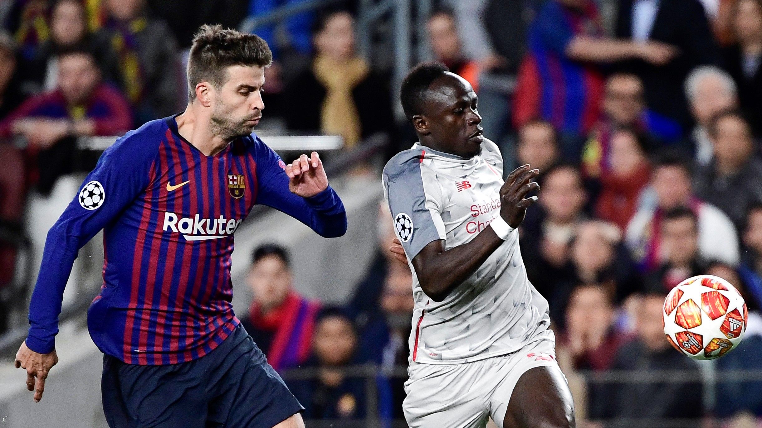 Gerard Pique Sadio Mane Barcelona Liverpool UCL 01052019