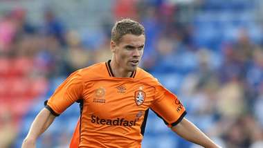 Thomas Kristensen Newcastle Jets v Brisbane Roar A-League 16102016