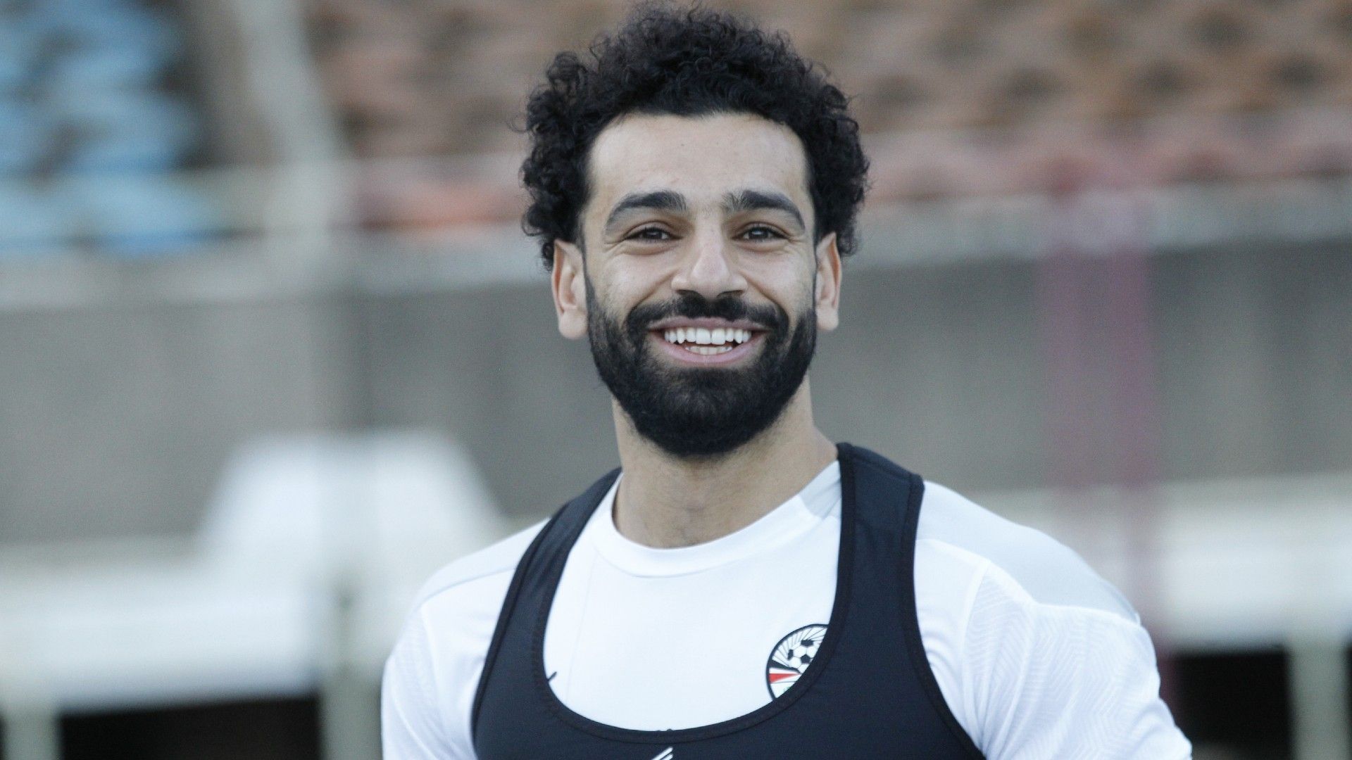 Mohamed Salah of Egypt in Kenya.