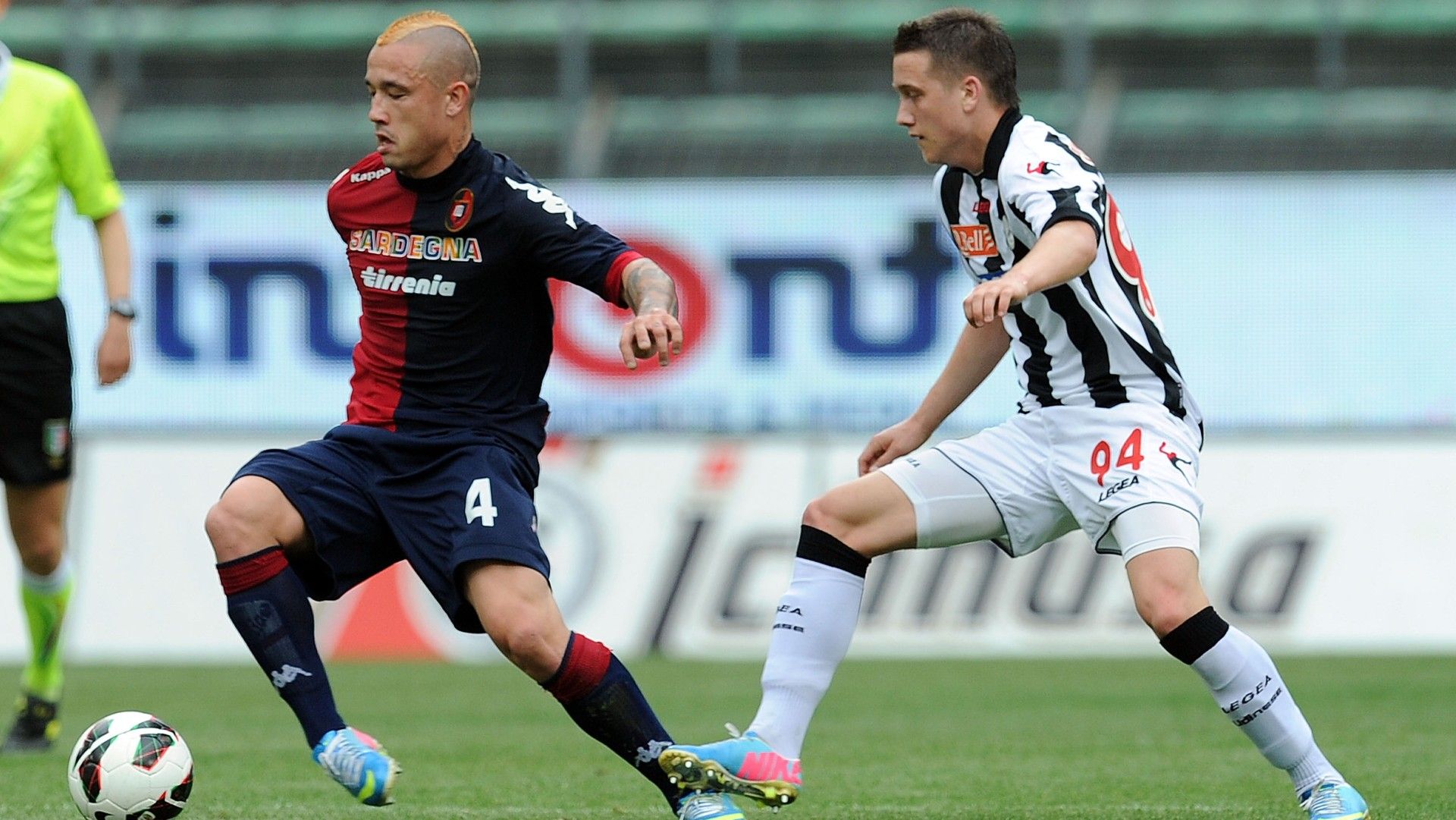 Radja Nainggolan Piotr Zielinski Cagliari Udinese