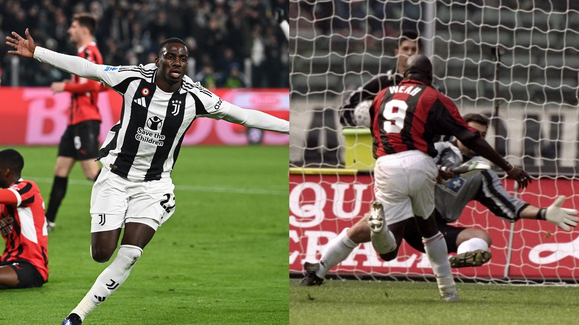 Weah Juventus Milan